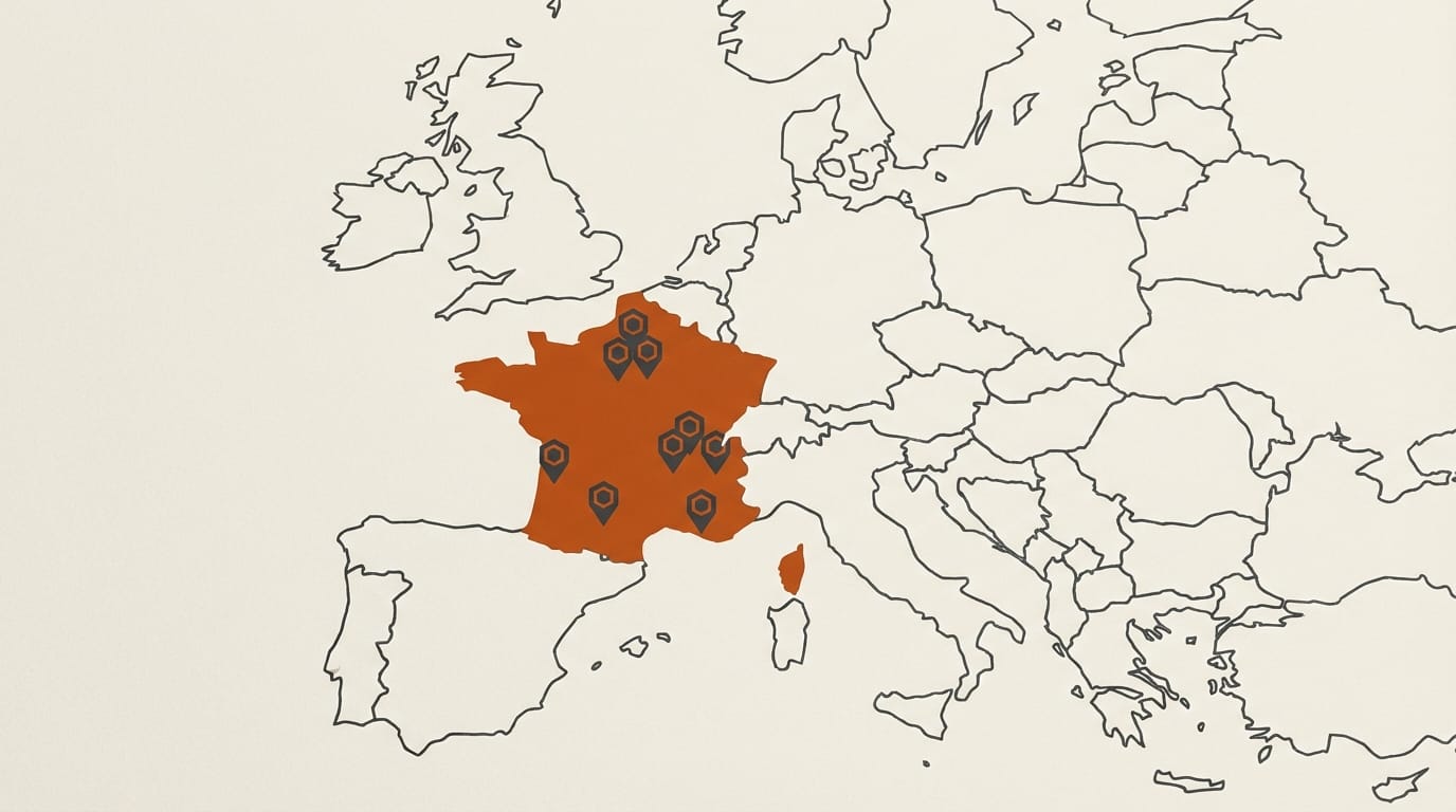 Sovereign AI infrastructure map Europe France data residency