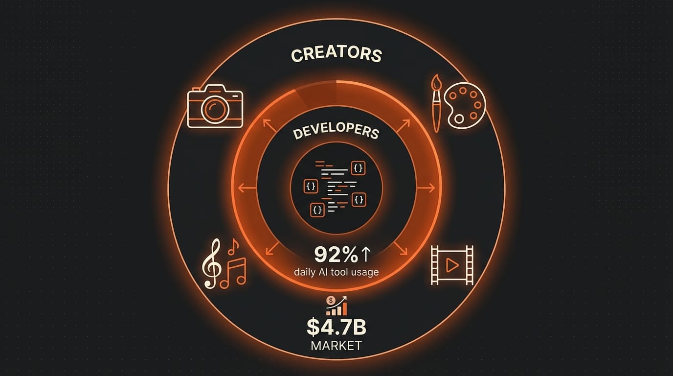 Vibe coding adoption by creative professionals for custom tool building