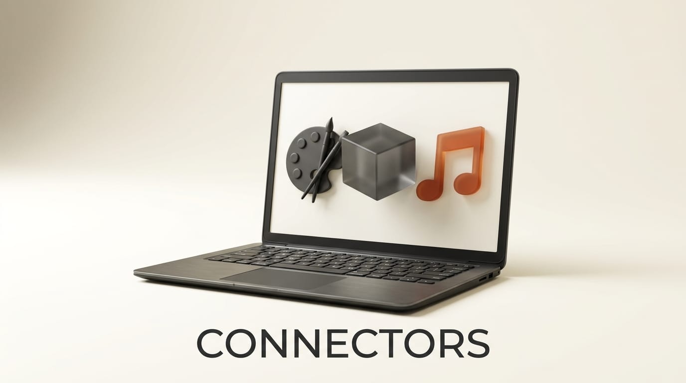 Diagram contrasting sidecar chat with control-surface connectors