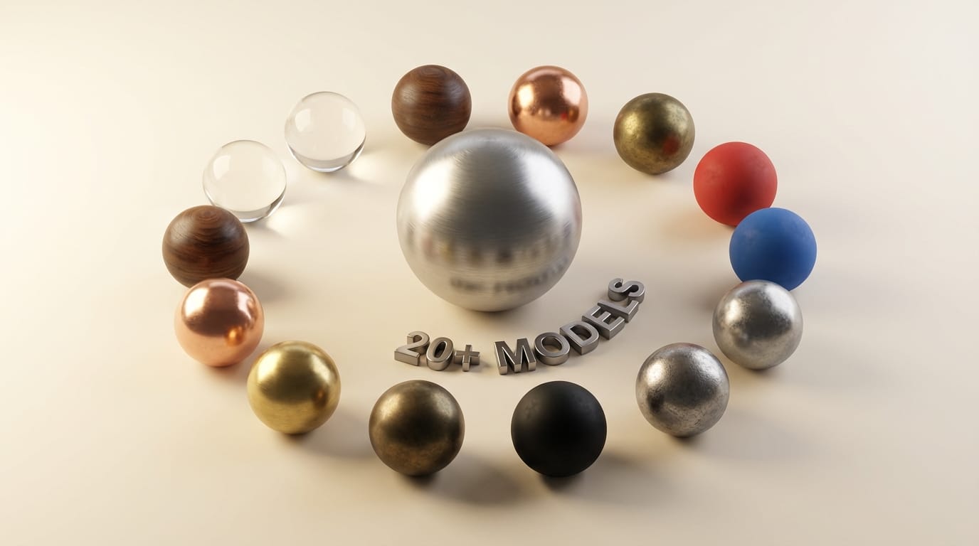 Multi-model comparison showing outputs from FLUX, Recraft, and Ideogram side by side