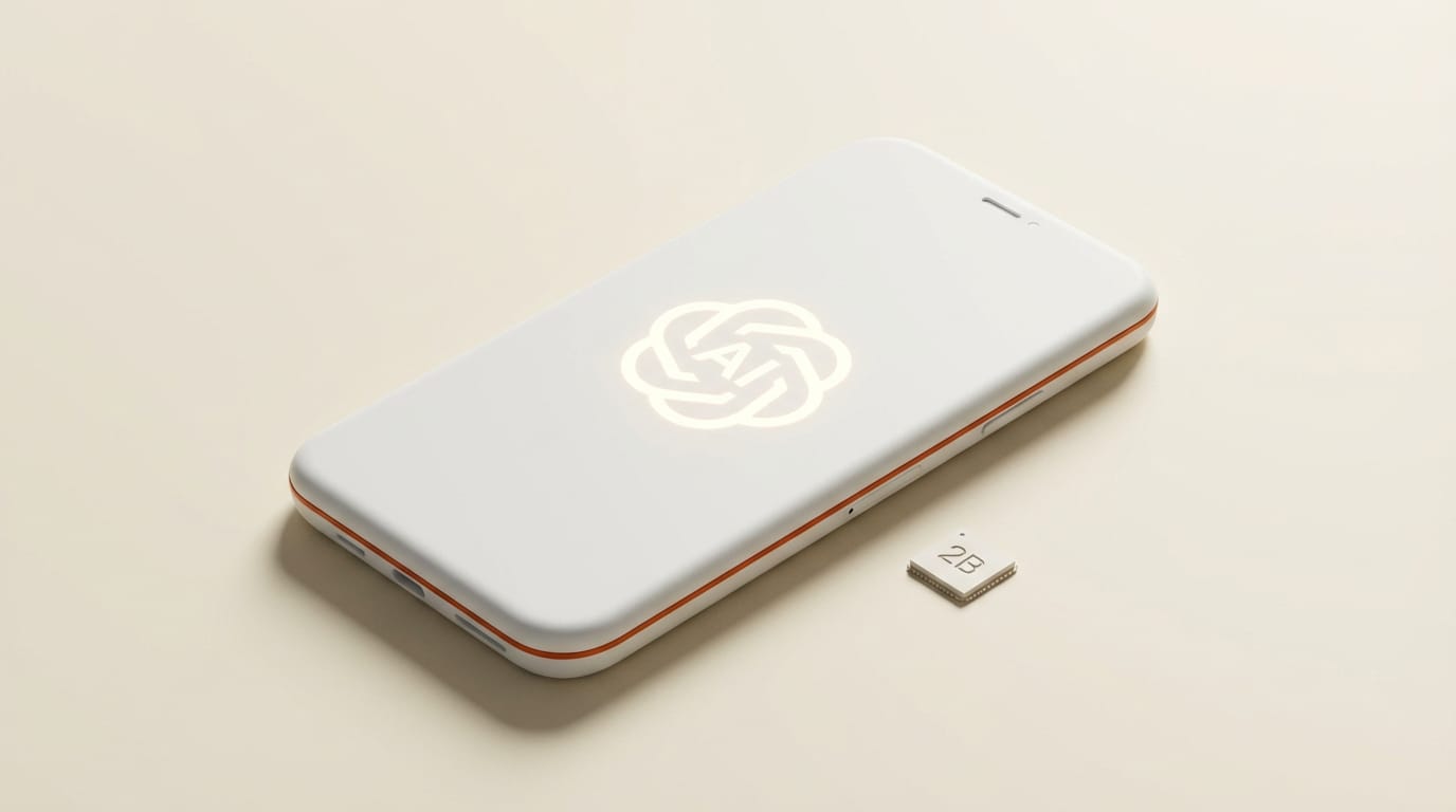 Smartphone running Gemma 4 E2B model locally for on-device AI