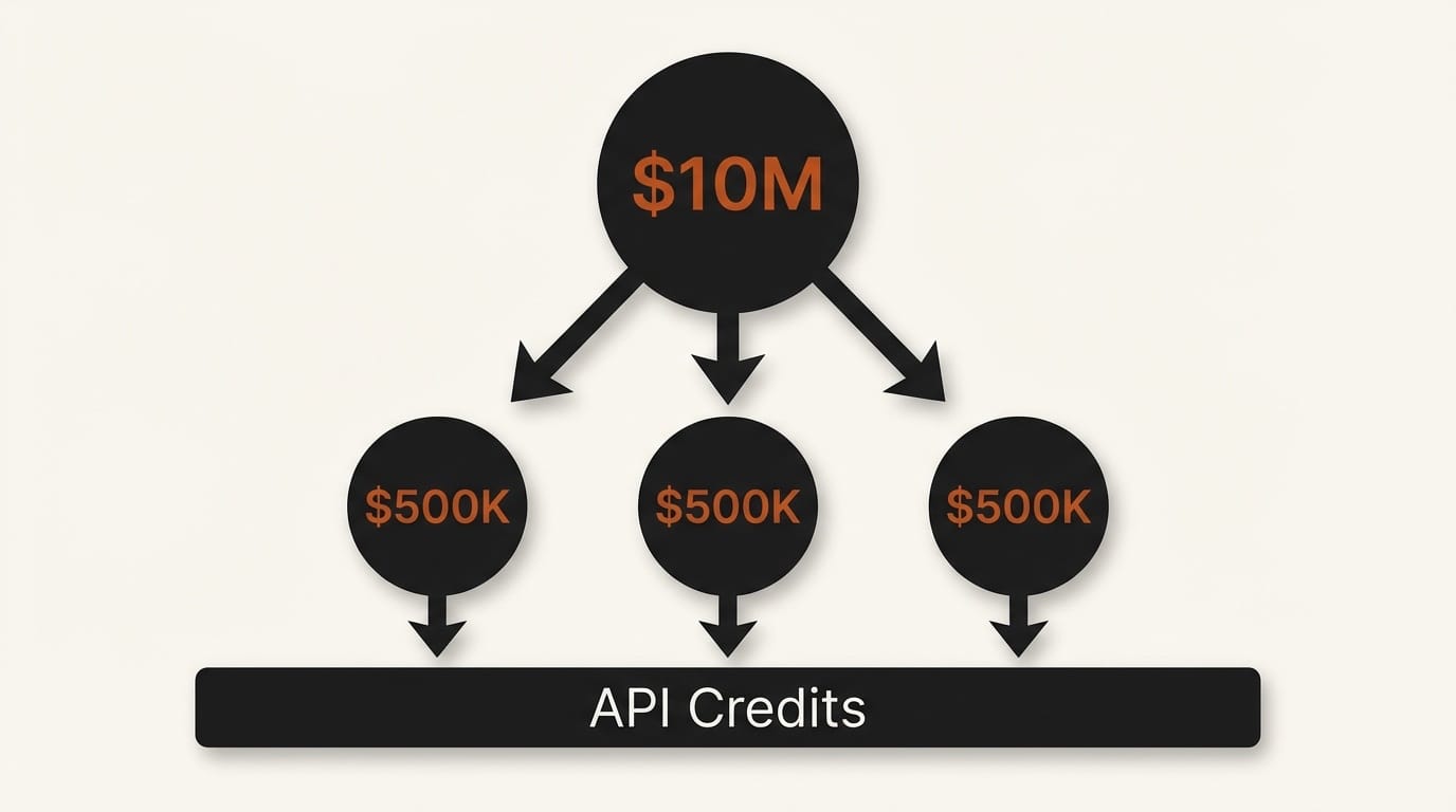 Runway $10M venture fund and Builders program strategy diagram