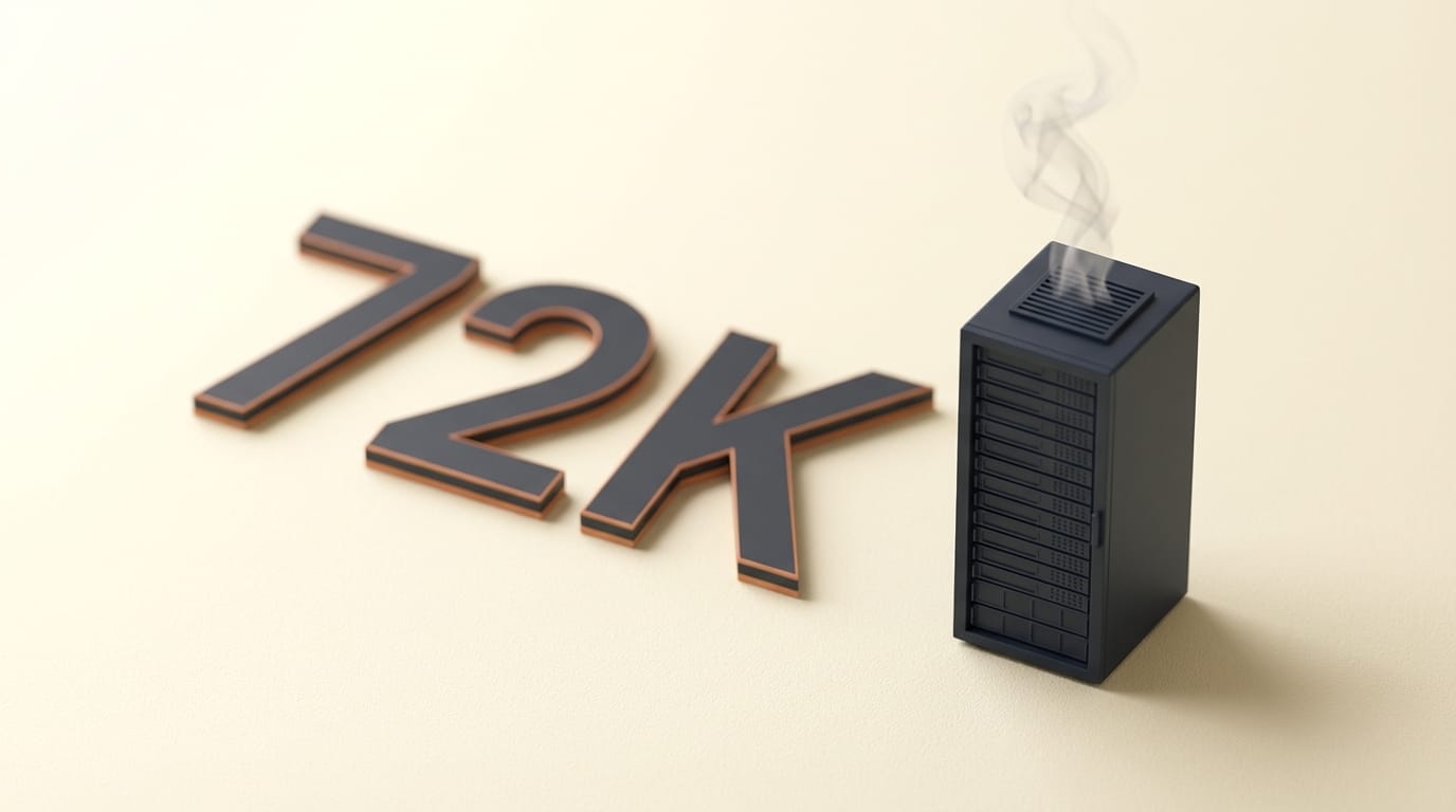 72000 tons CO2 estimated for training a single AI model