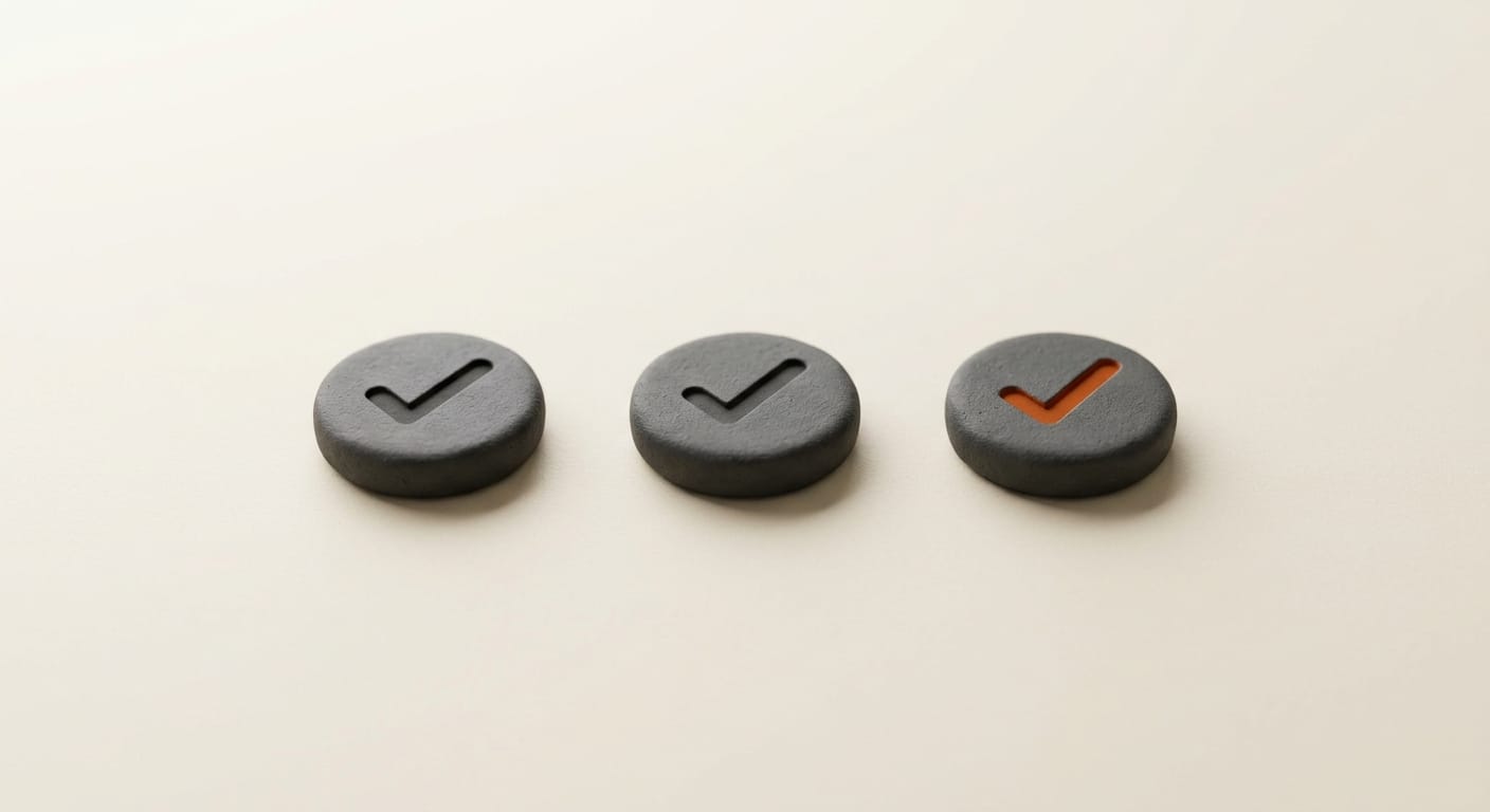 Three action steps with checkmarks for Claude Code security