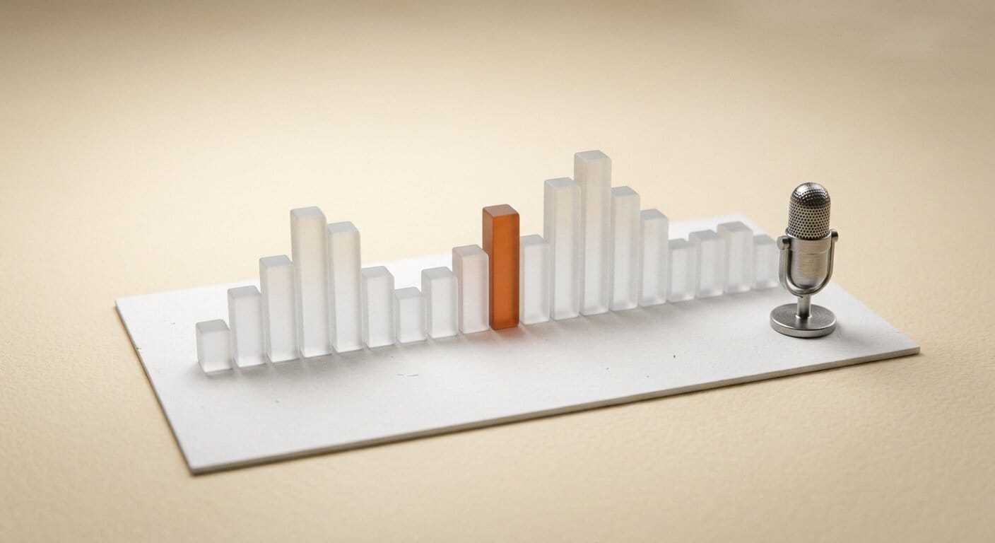 Audio waveform visualization with microphone for DramaBox voice synthesis
