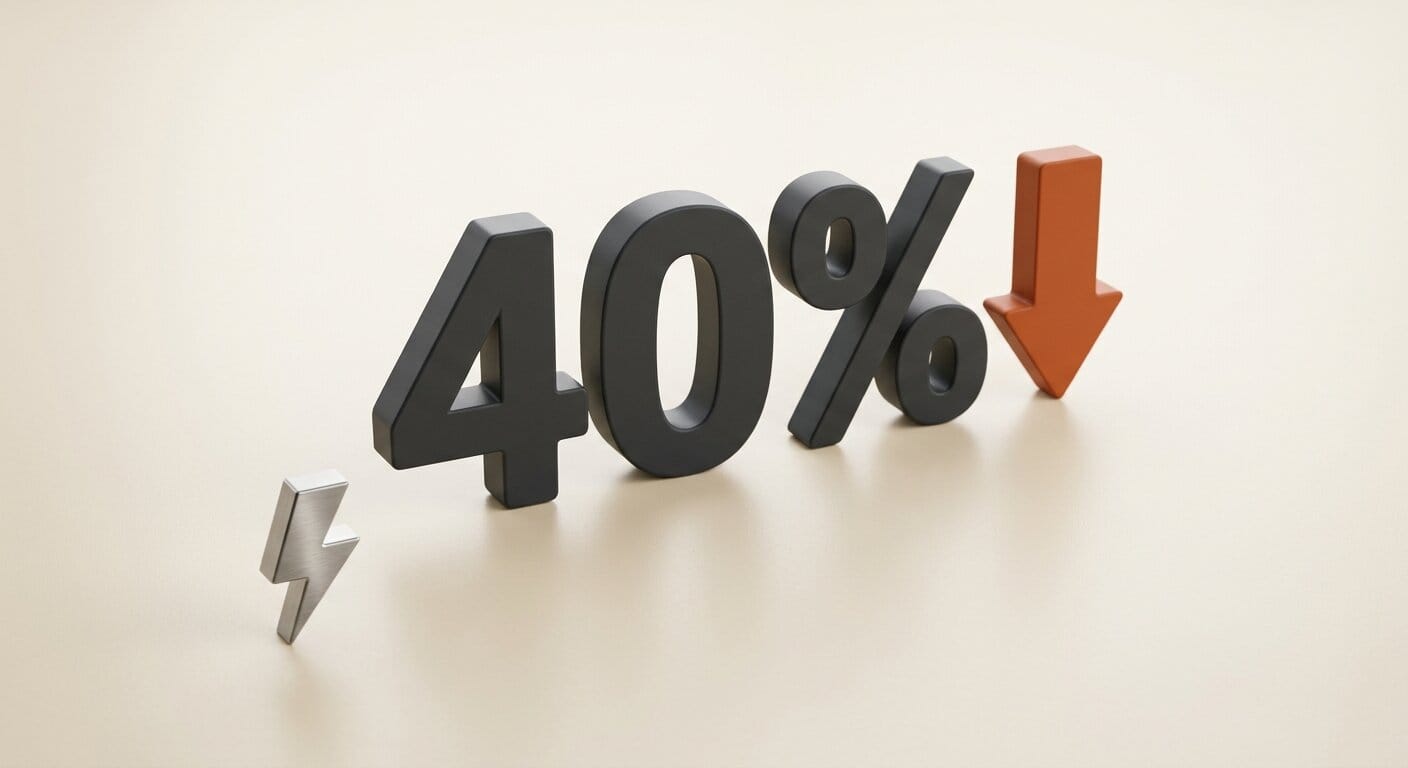 40 percent cost reduction with lightning bolt for Gemini 3.5 Flash