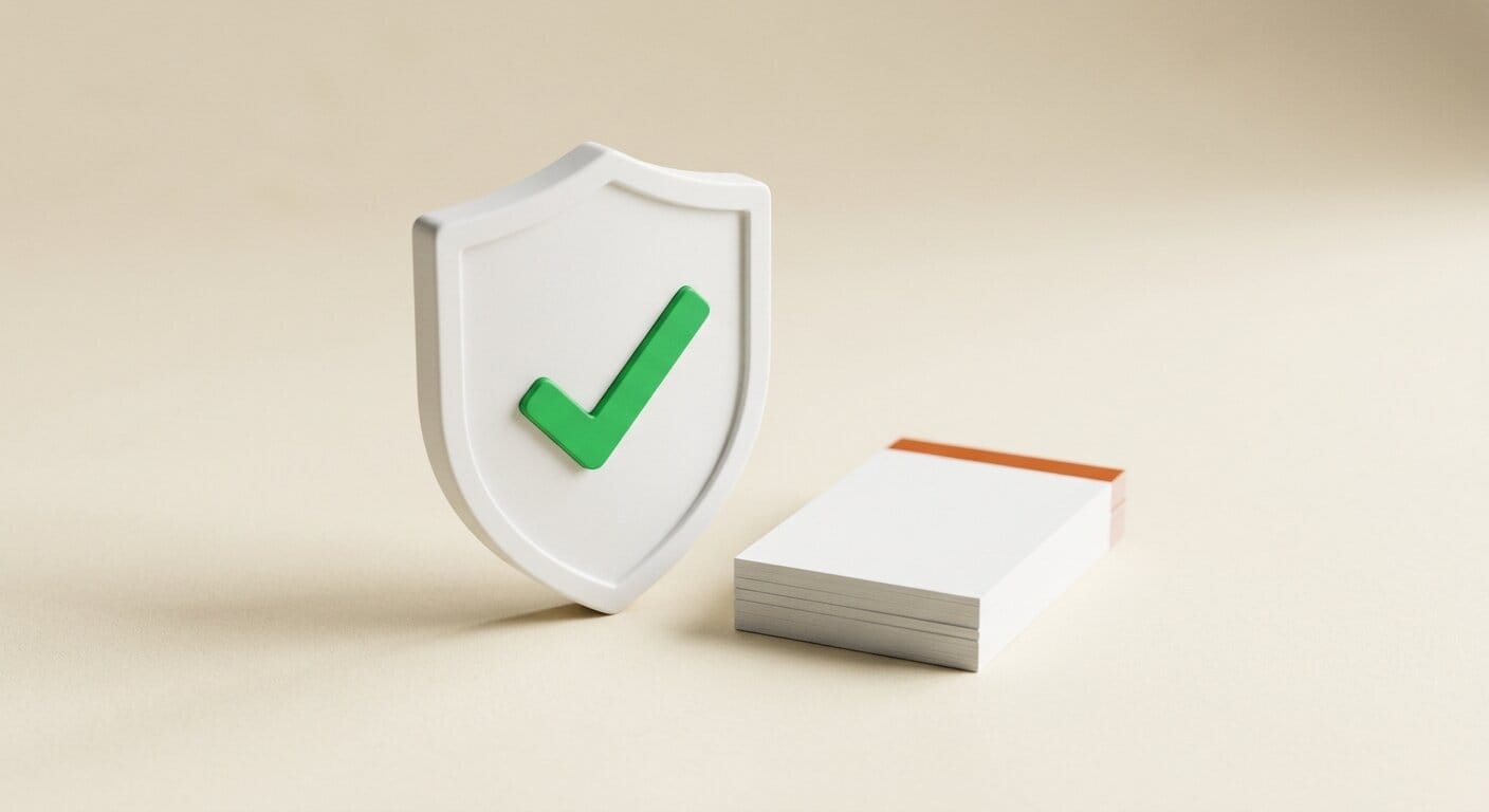 Shield with checkmark representing compliant GEO strategy