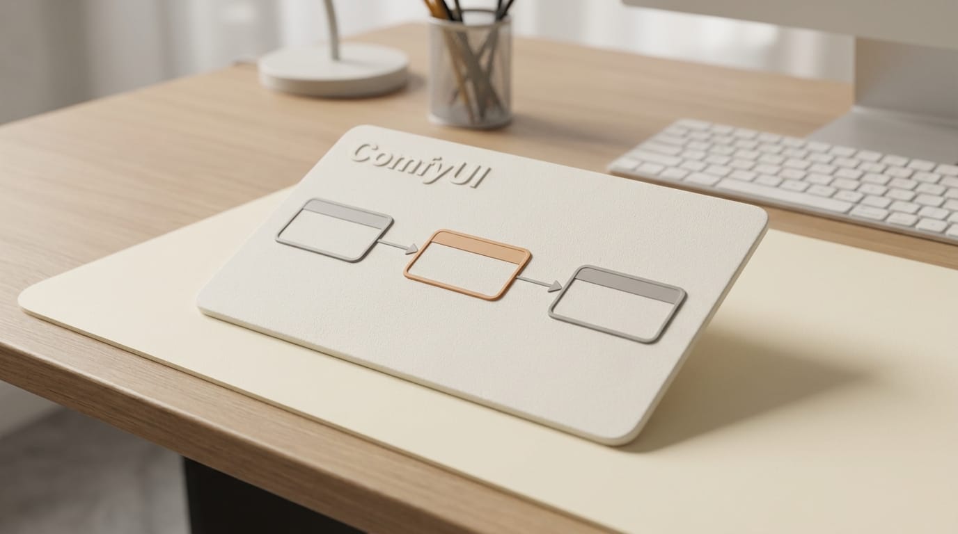 ComfyUI node graph workflow card