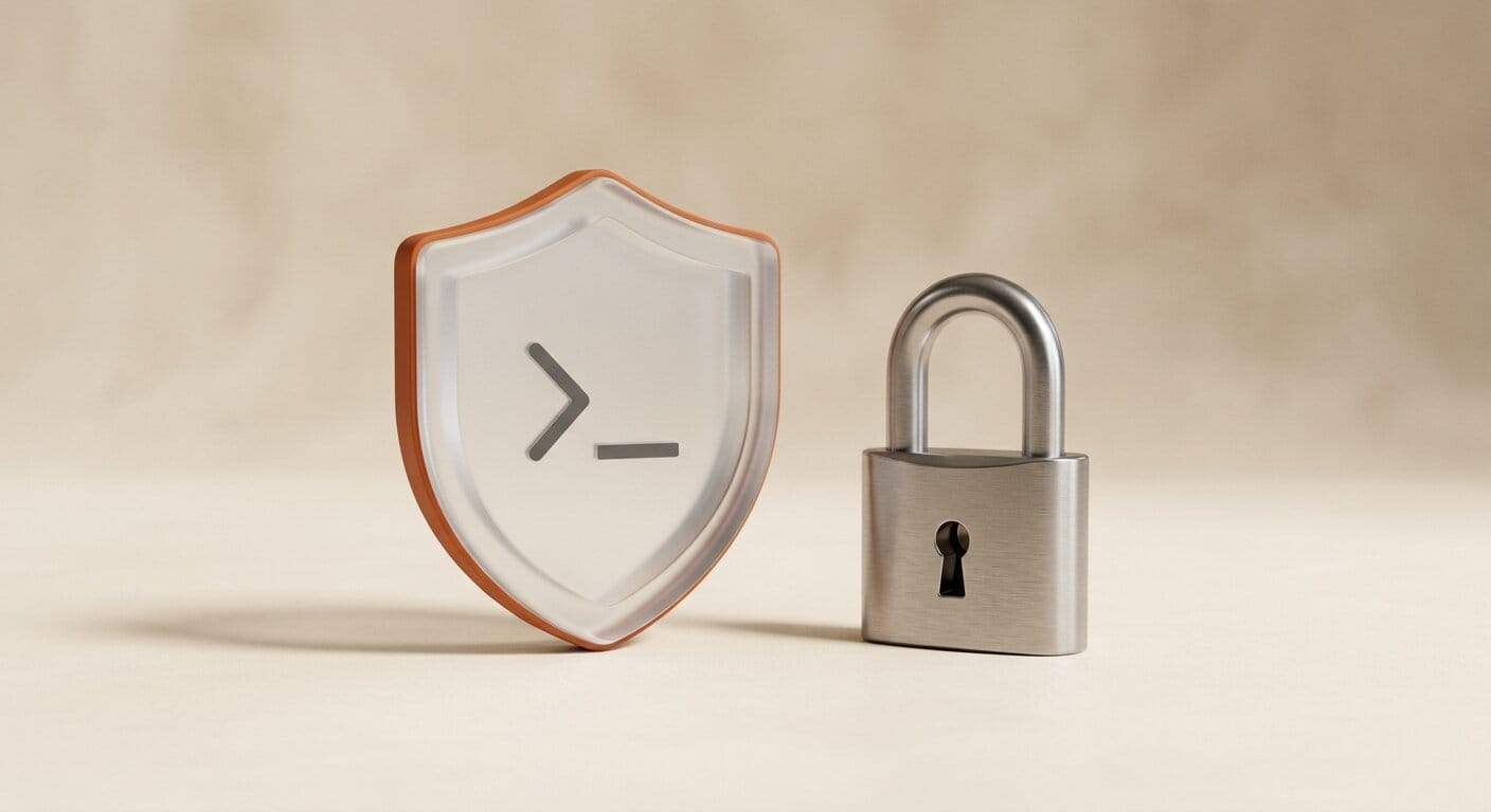 Shield with terminal cursor for workflow protection