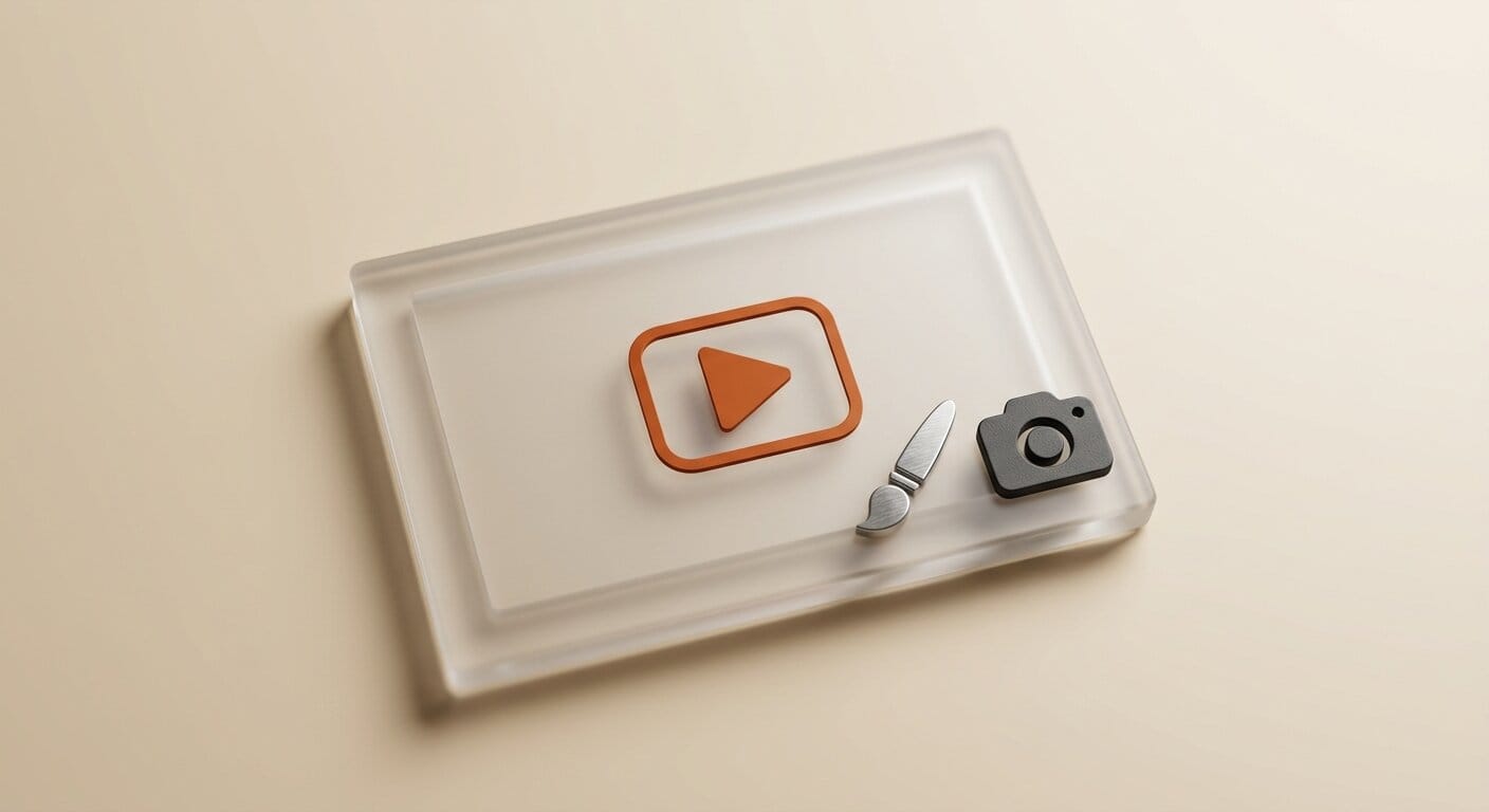 Video player with creative tools for Gemini Omni creator applications