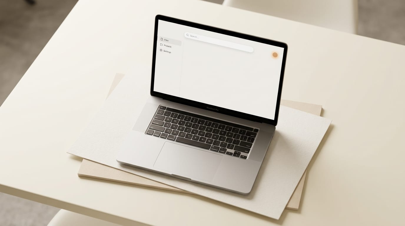 MacBook Pro running Perplexity Personal Computer agent