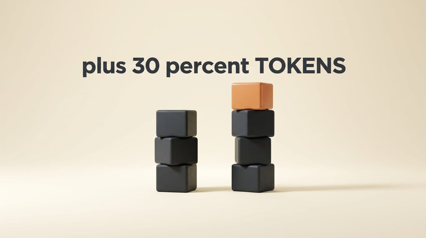 Sonnet 5 new tokenizer produces about 30 percent more tokens than Sonnet 4.6