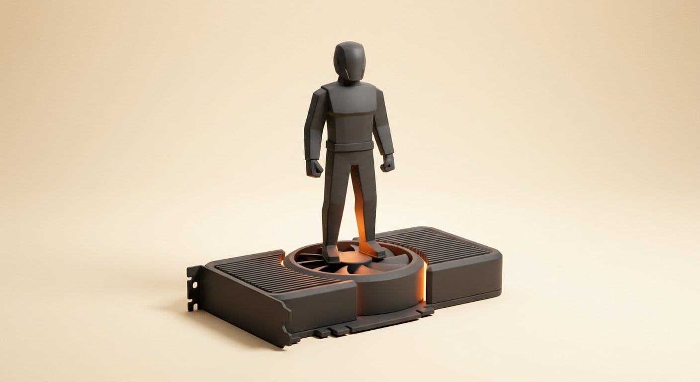 On-device AI game character running locally on an RTX GPU