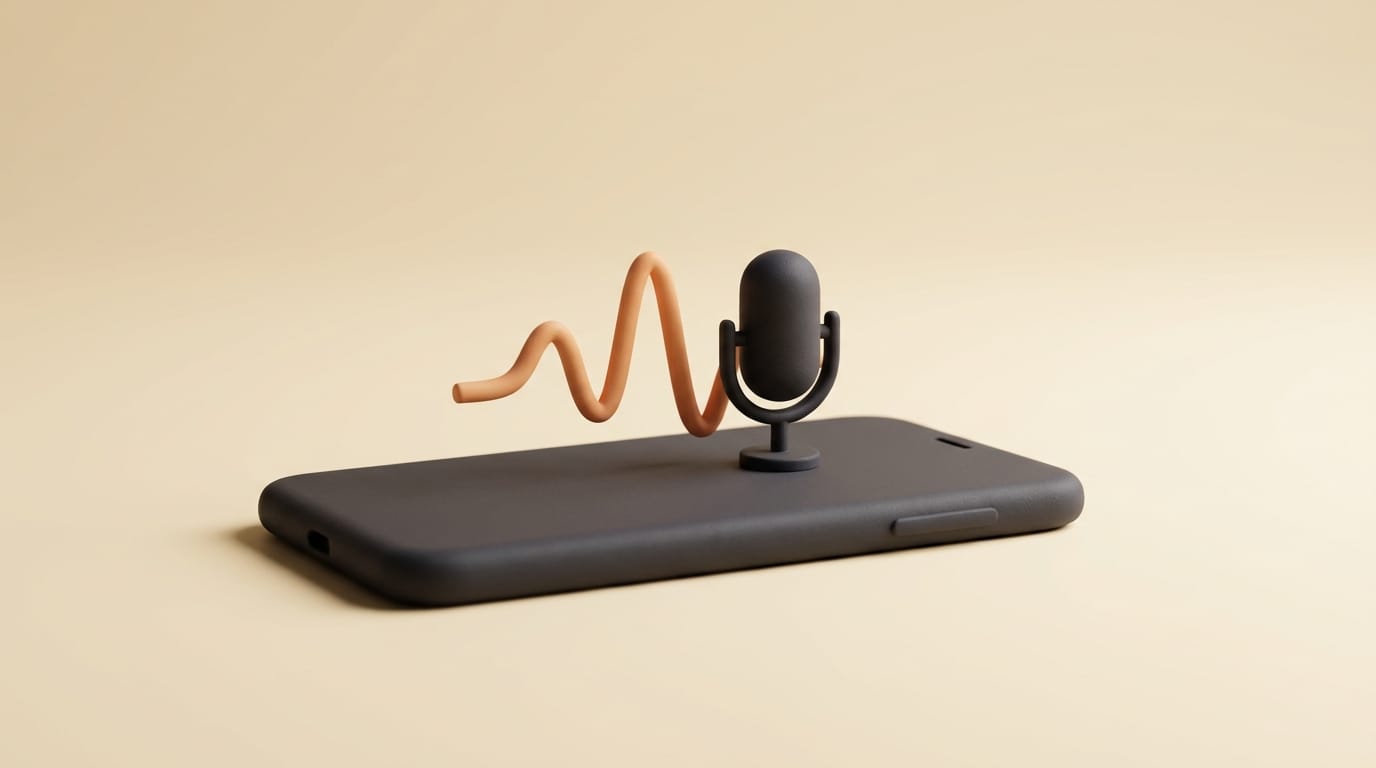 Creator capturing an idea by voice into Notion Agents