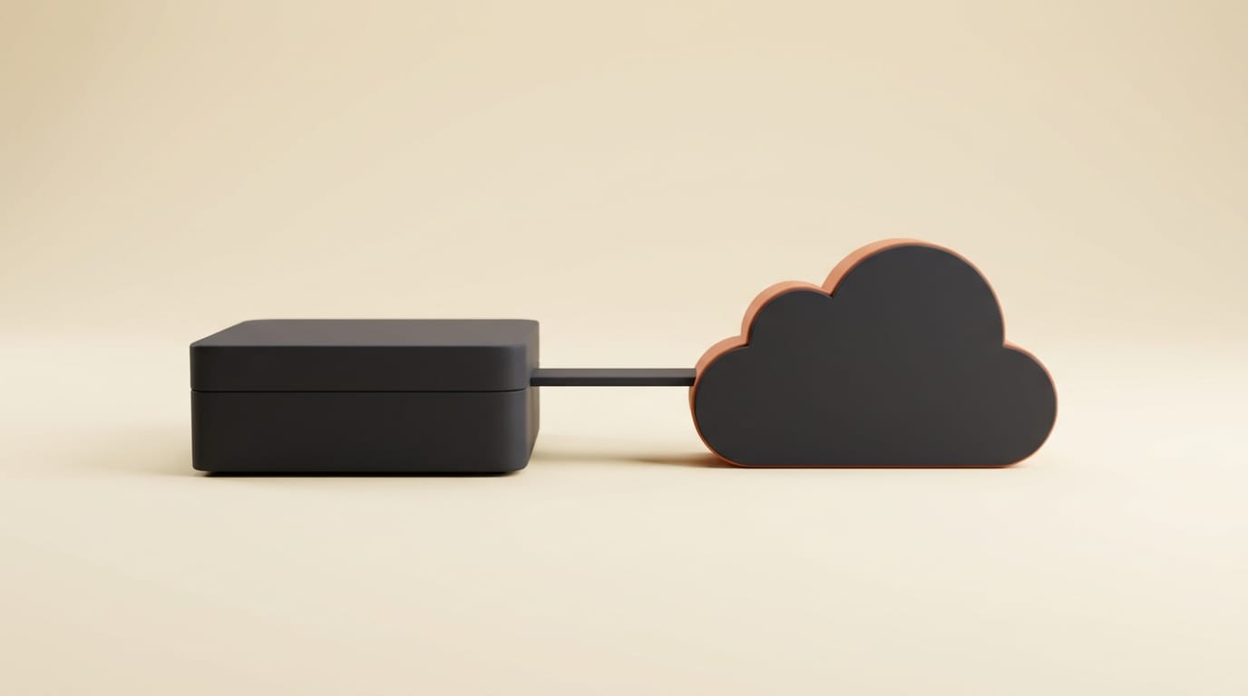 Diagram comparing Ollama local and Ollama Cloud model serving