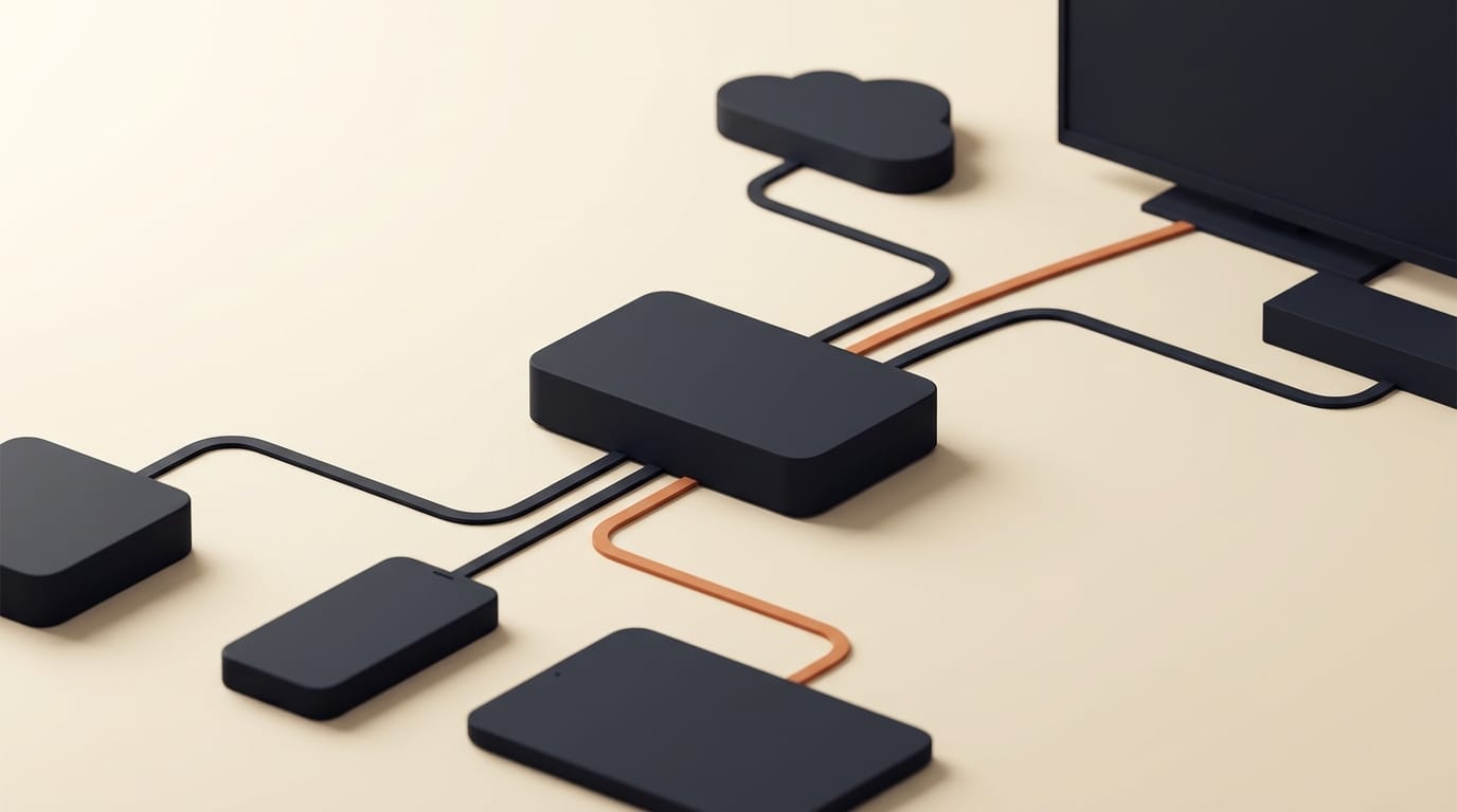 Runway Media Router routing a request across image, video, and audio models