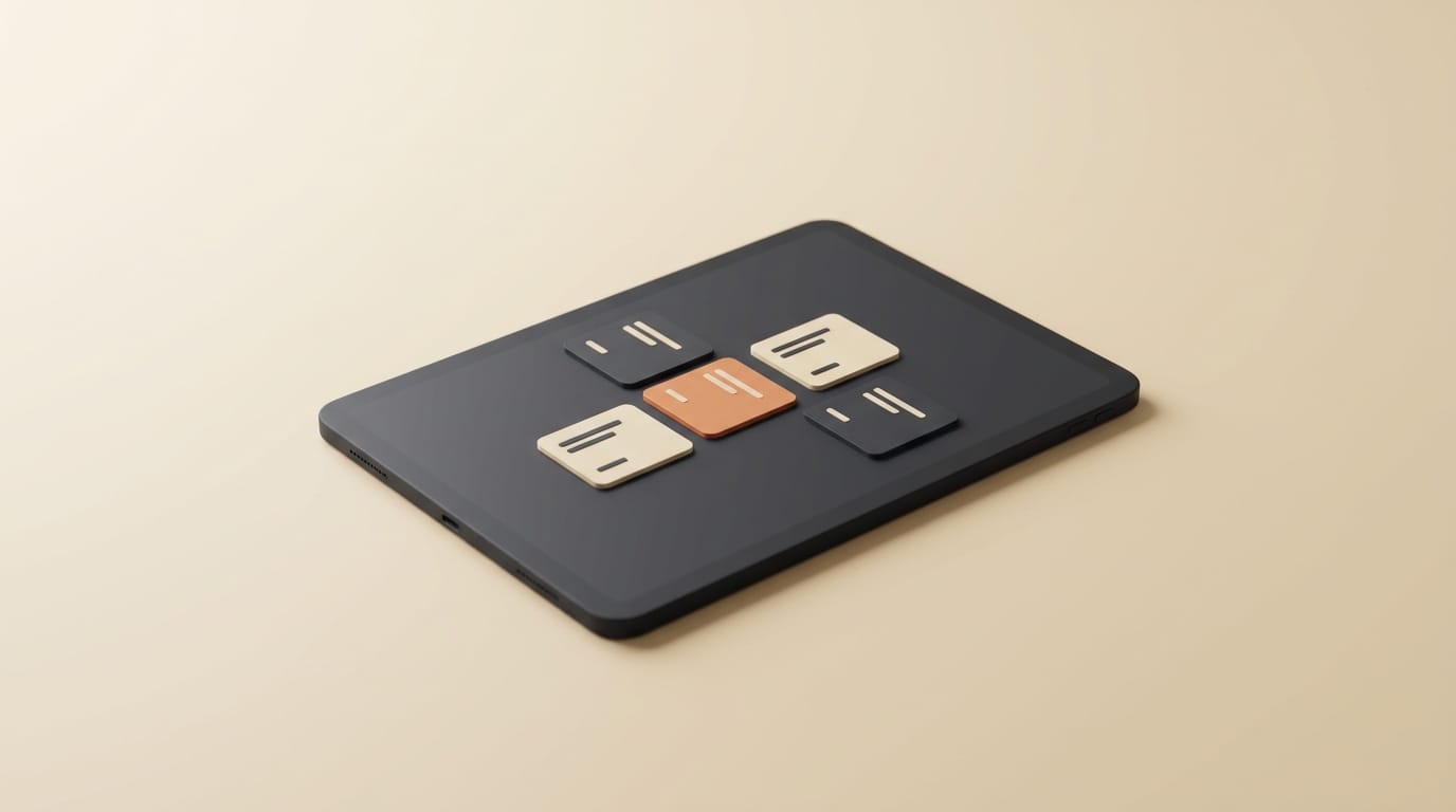 Cursor for iPad split-screen review layout