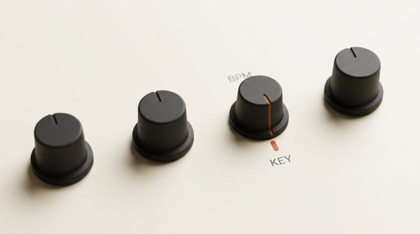 Structured Caption controls for genre BPM key and instruments