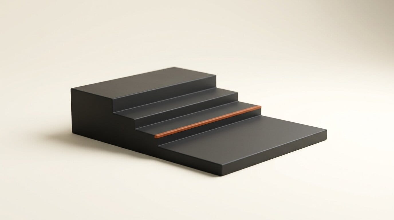 Stepped platforms converging on one surface