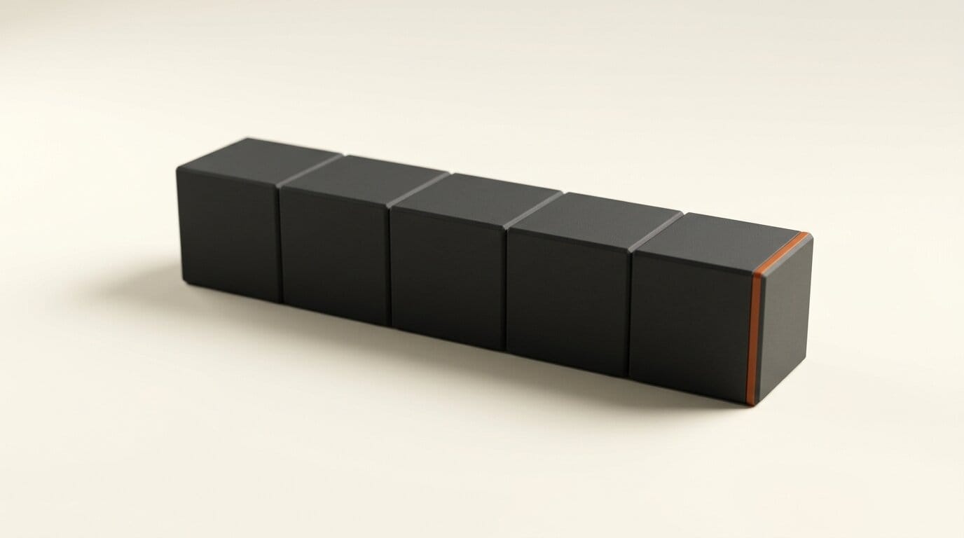Blocks forming a single unbroken pipeline