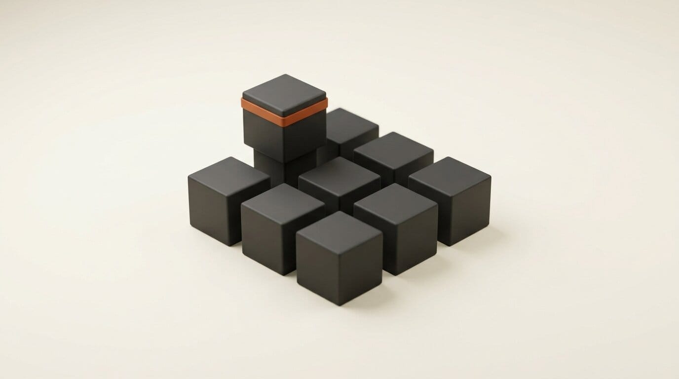 Grid of cubes representing shared agent channels