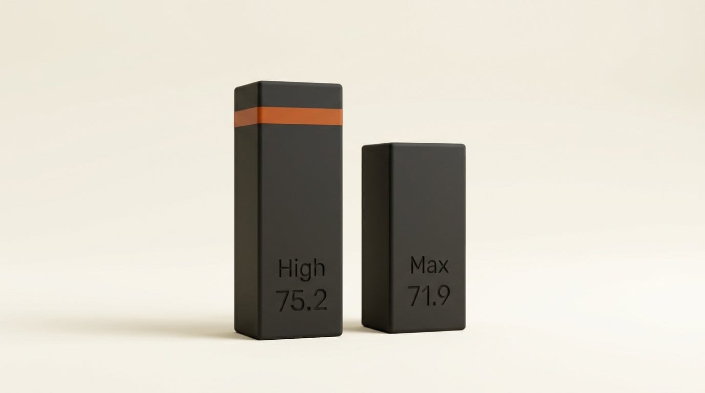 DeepSWE score for GPT-6.1 Sol: 75.2% at High effort against 71.9% at Max effort