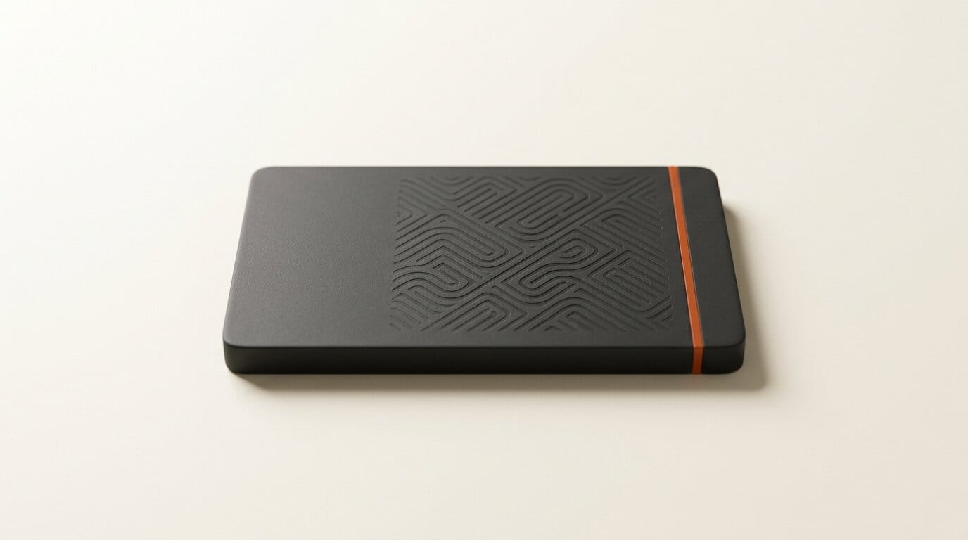 Engraved card representing a shader surface