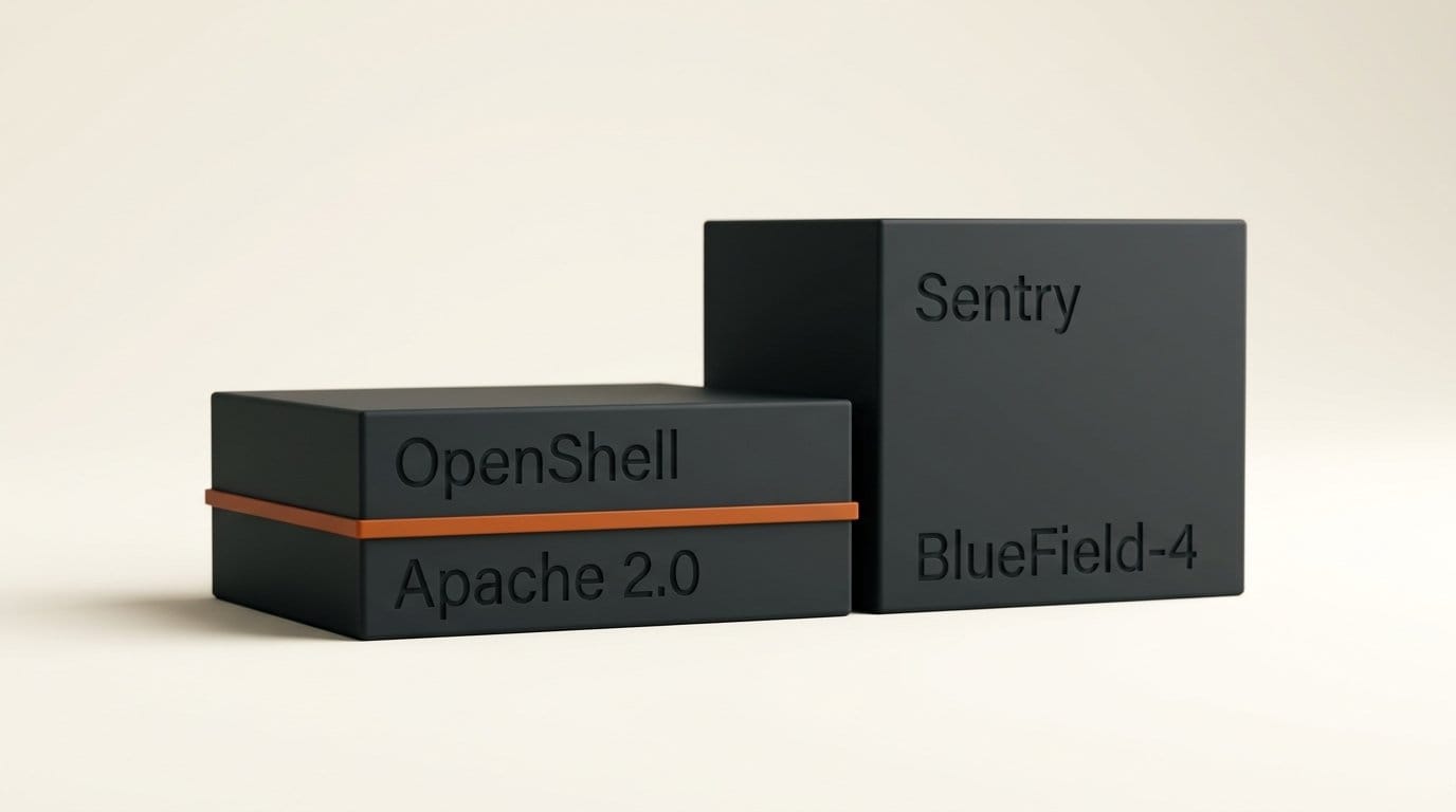 NVIDIA Open Agent Safety Platform: OpenShell is open source under Apache 2.0, Sentry needs BlueField-4 DPUs
