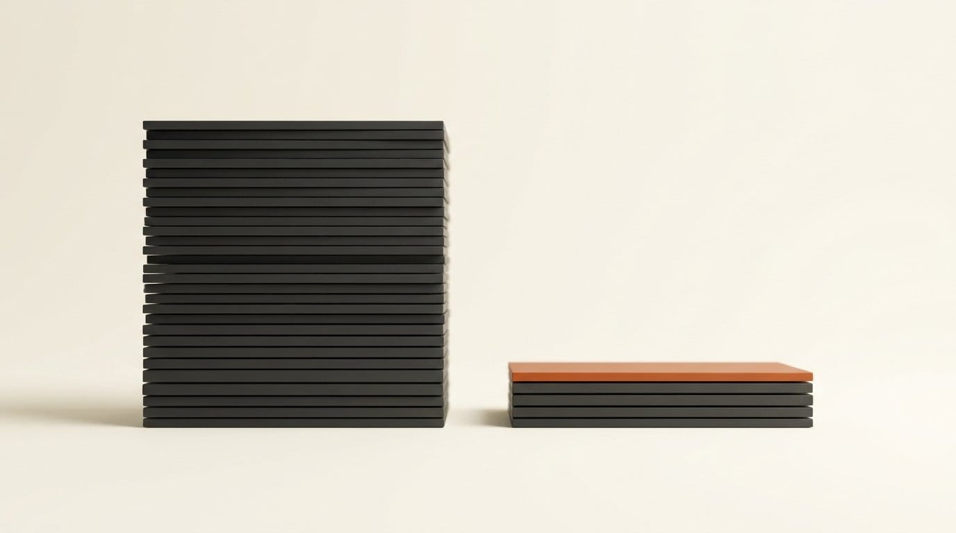 Four denoising steps compared with a 49 step diffusion baseline