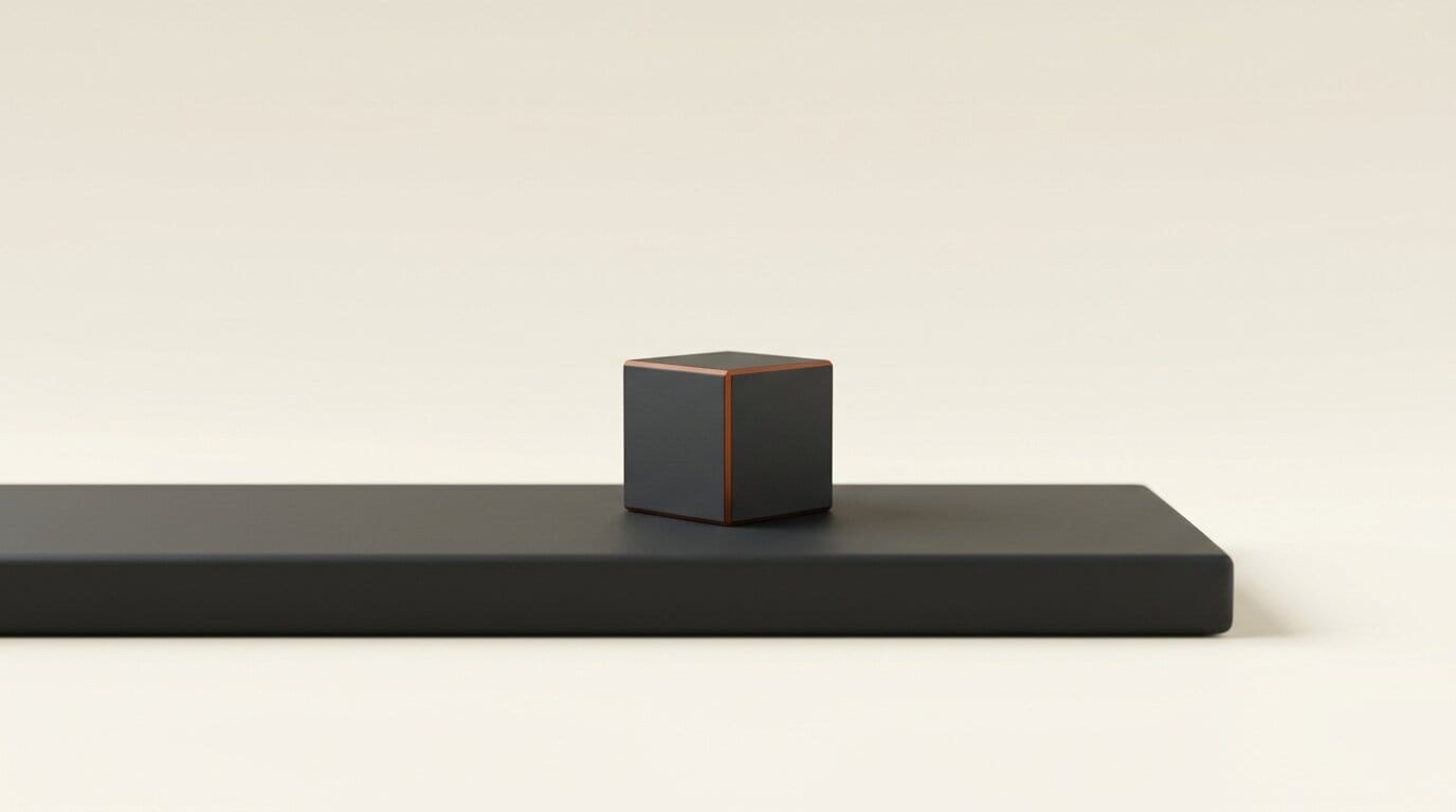 A self-contained cube representing self-hosting