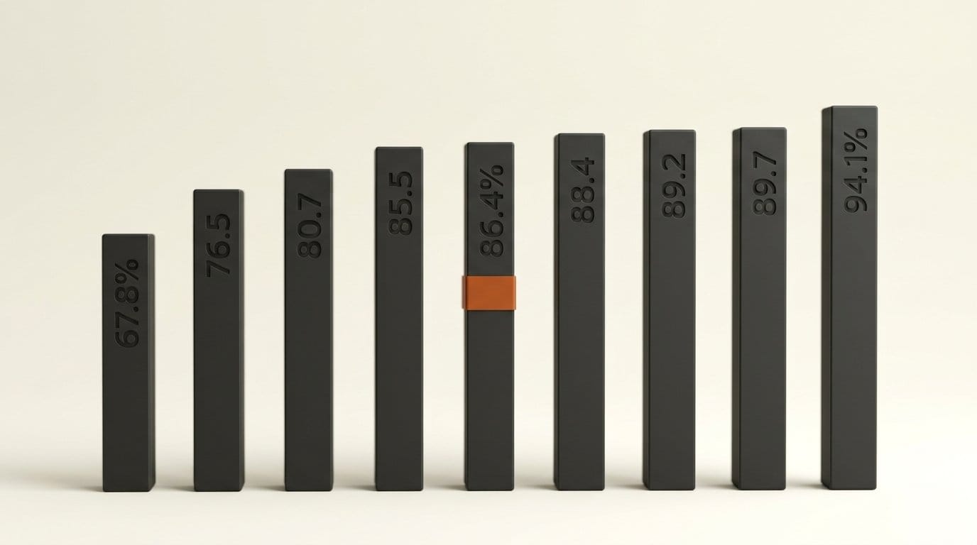 BFL's nine FLUX 3 Image showcase edits keep 67.8% to 94.1% of pixels identical, median 86.4%