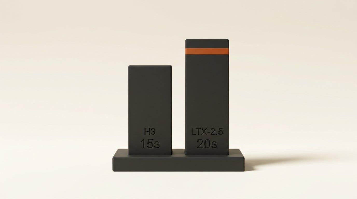 Maximum clip length in InvokeAI 7: about 15 seconds for MiniMax H3, 20 seconds for LTX-2.5
