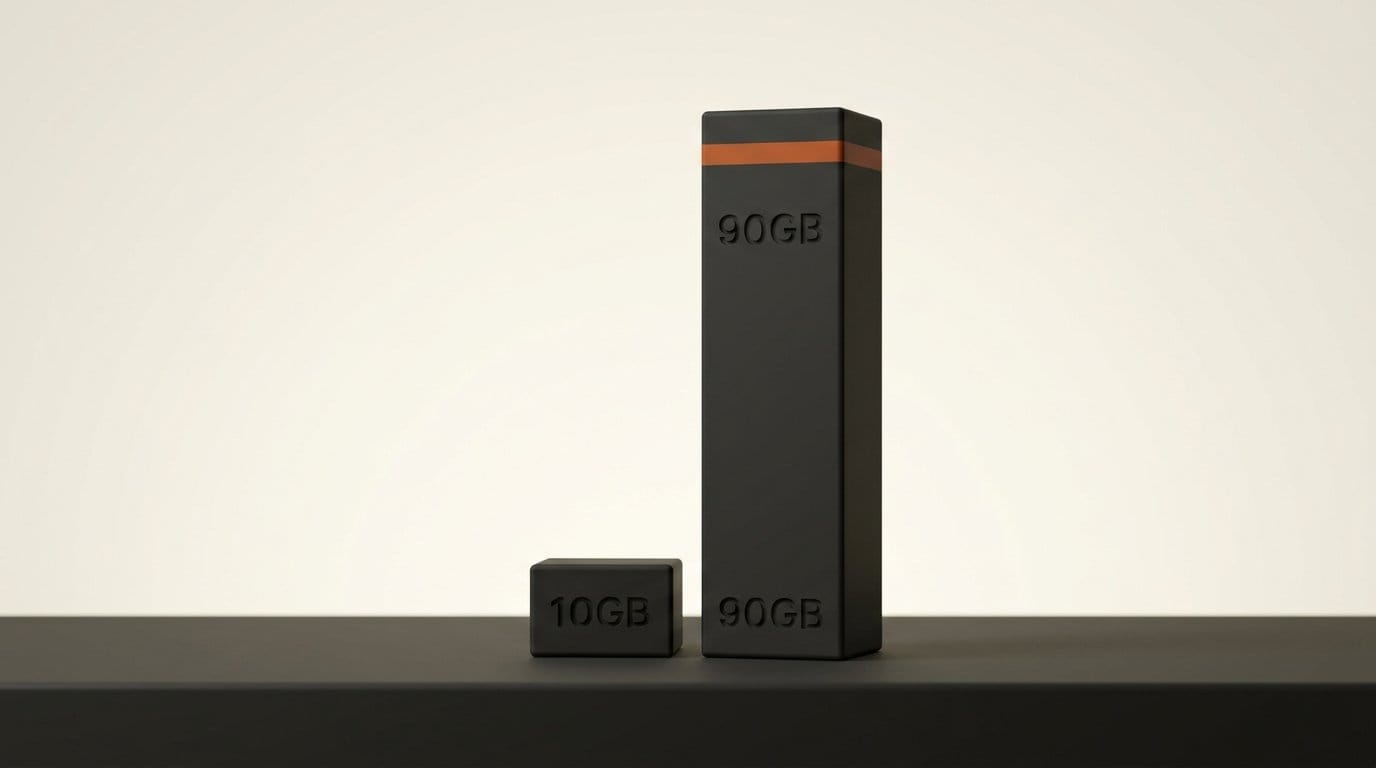 VRAM in the Logik forum test: about 10GB for Silhouette Matte ML versus about 90GB for LTX Alpha Gen