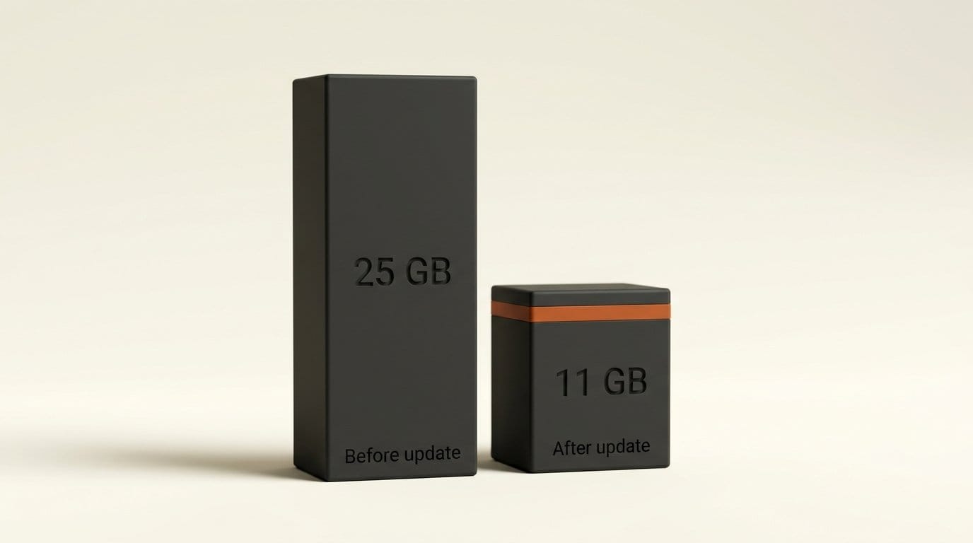 WanGP v17 VRAM for 15 seconds of MiniMax H3 at 1080p: 25 GB before, 11 GB after