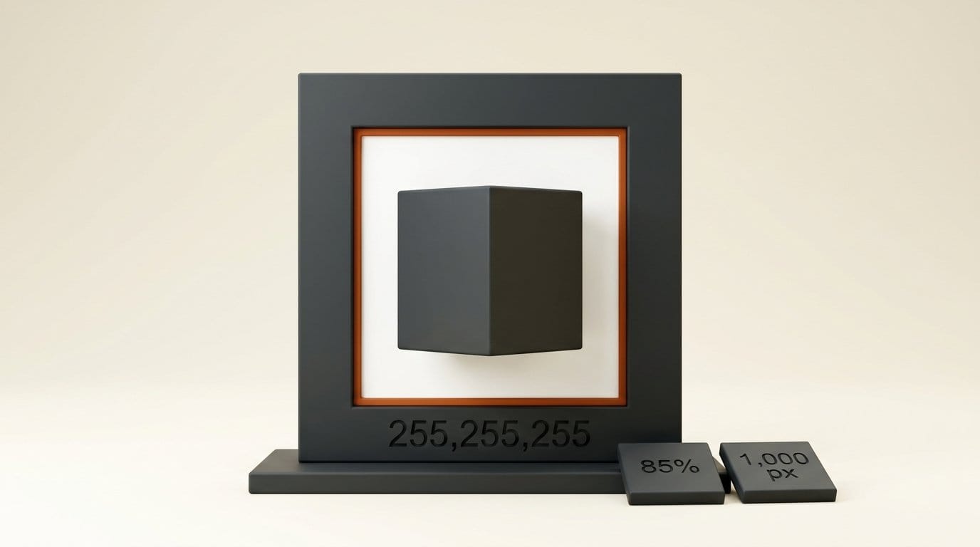 Amazon main image rules: pure white background RGB 255, 255, 255, product fills 85% of the image, 1,000 pixels for zoom