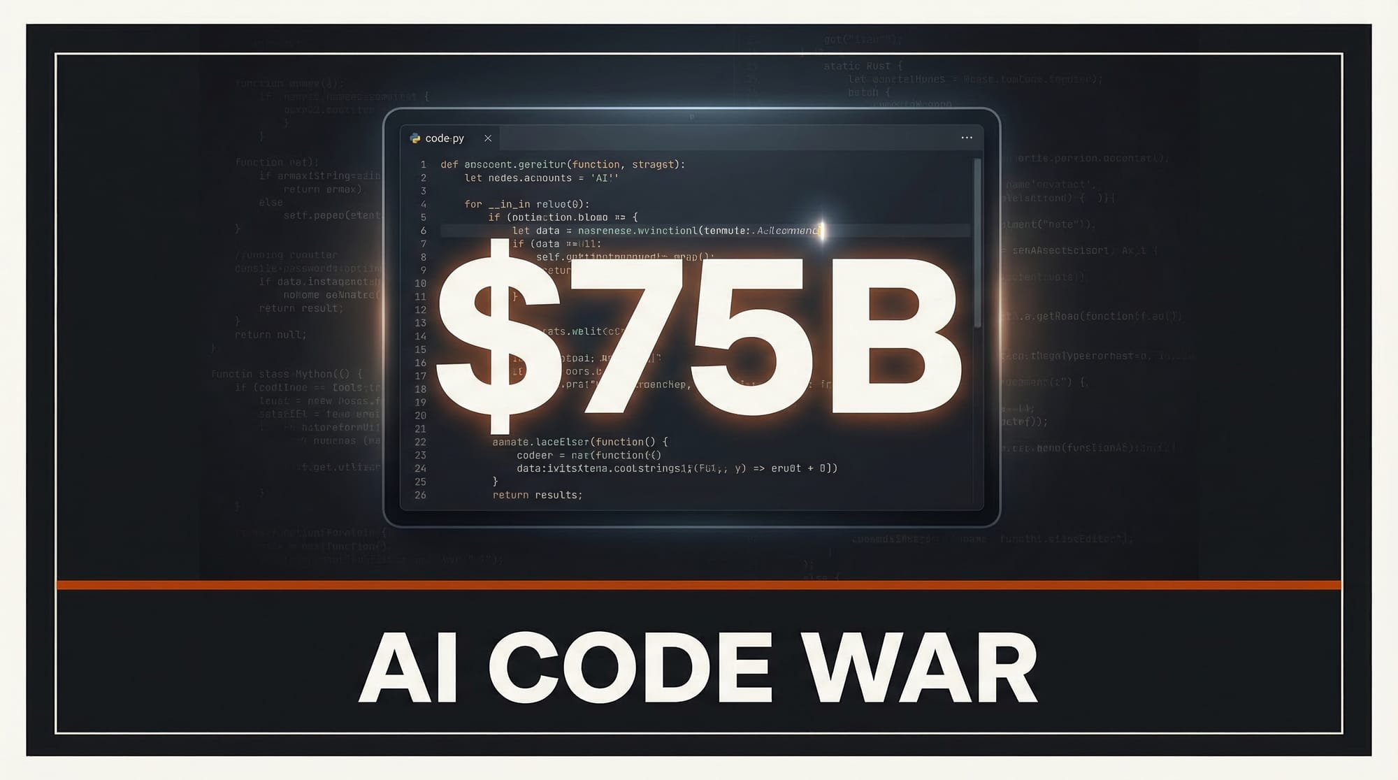 The $75B AI Coding War Reshaping Software