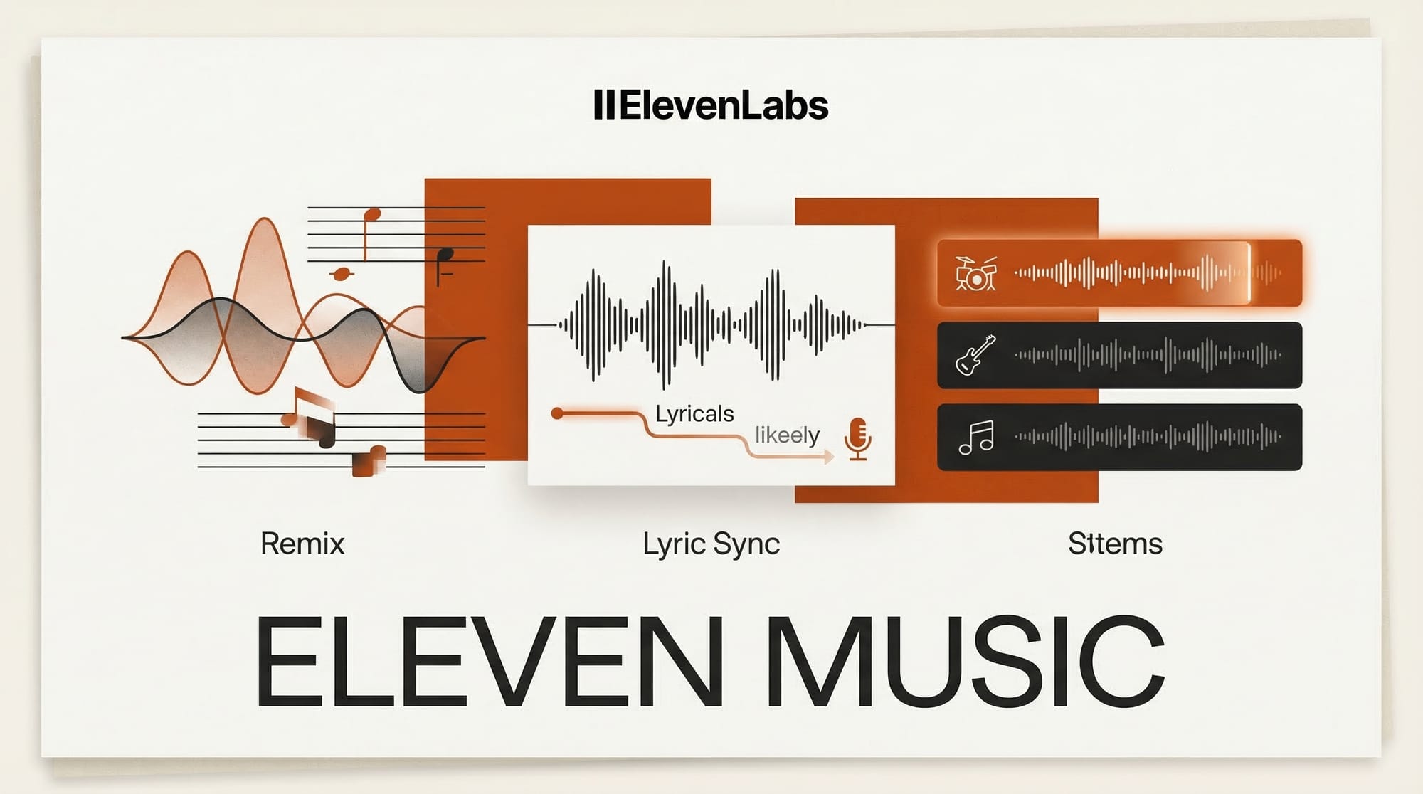 ElevenLabs Adds Remix, Lyric Sync, and Stems to Eleven Music