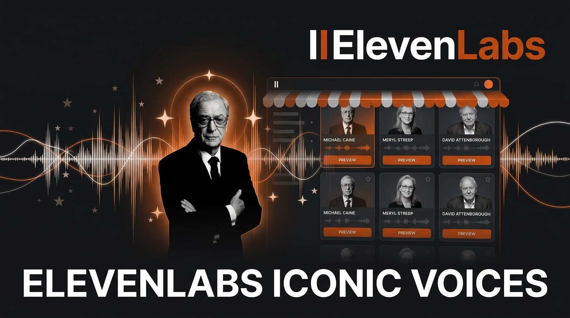 ElevenLabs Opens Iconic Voice Marketplace With Michael Caine