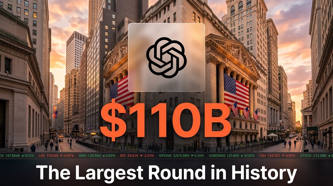 OpenAI Raises $110 Billion at $730 Billion Valuation
