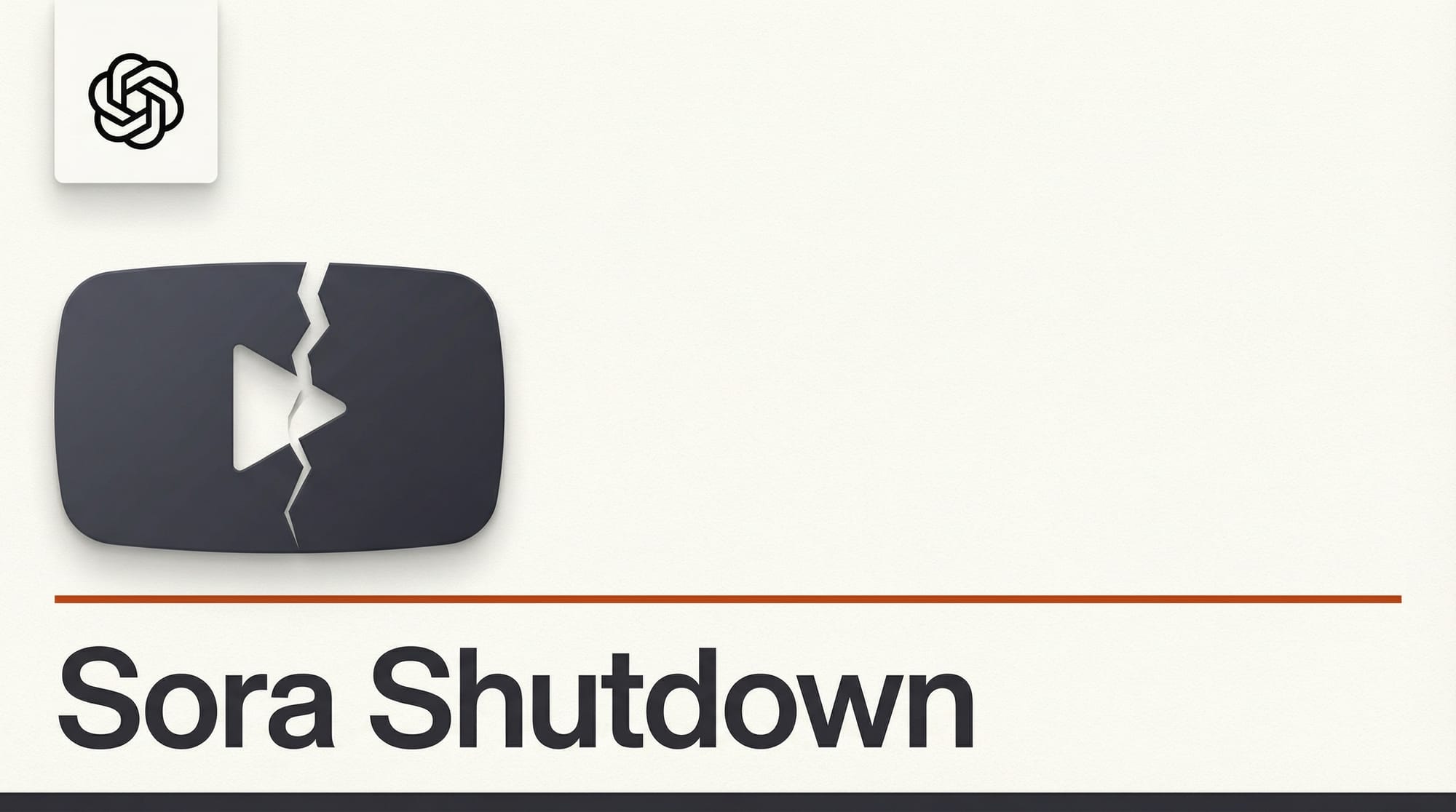 OpenAI Shuts Down Sora Video App, Disney Exits $1B Deal