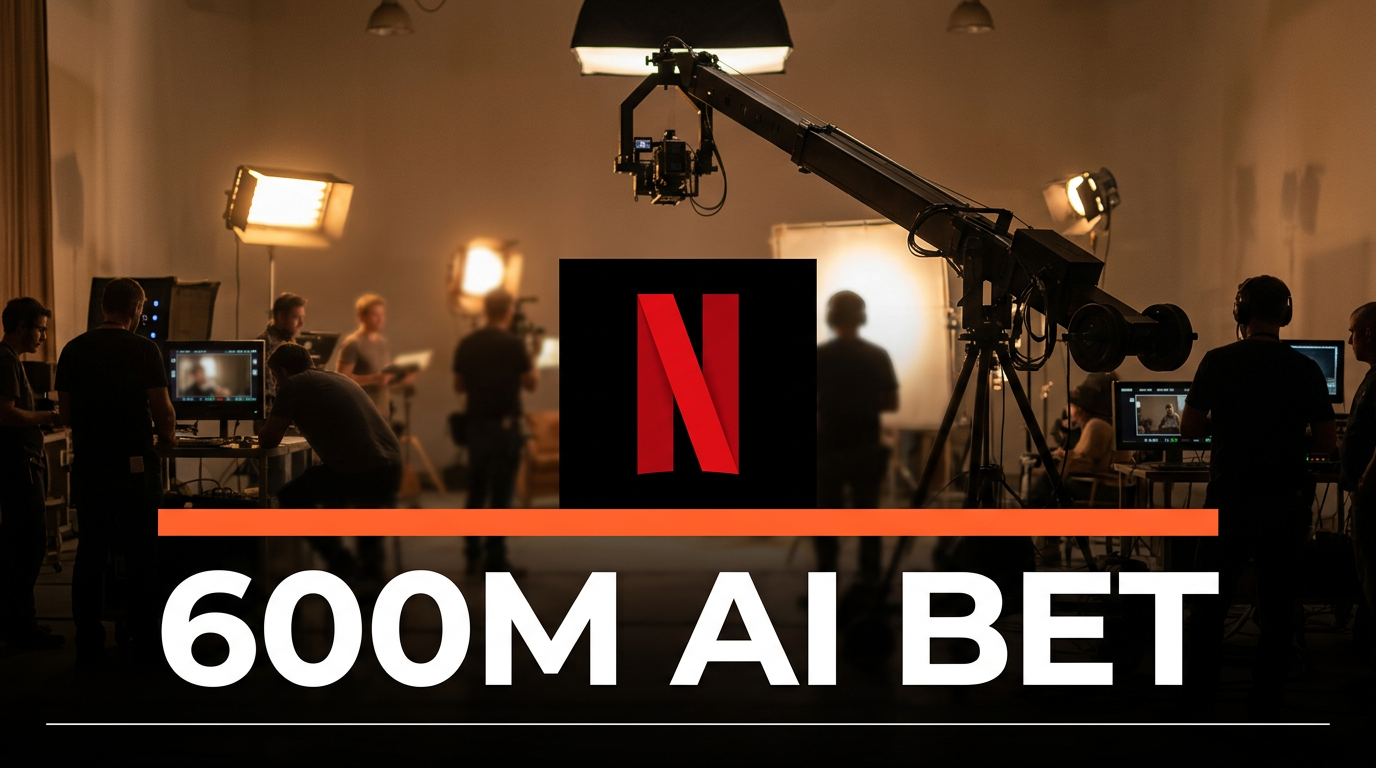 Netflix Pays $600M for AI Filmmaking Startup