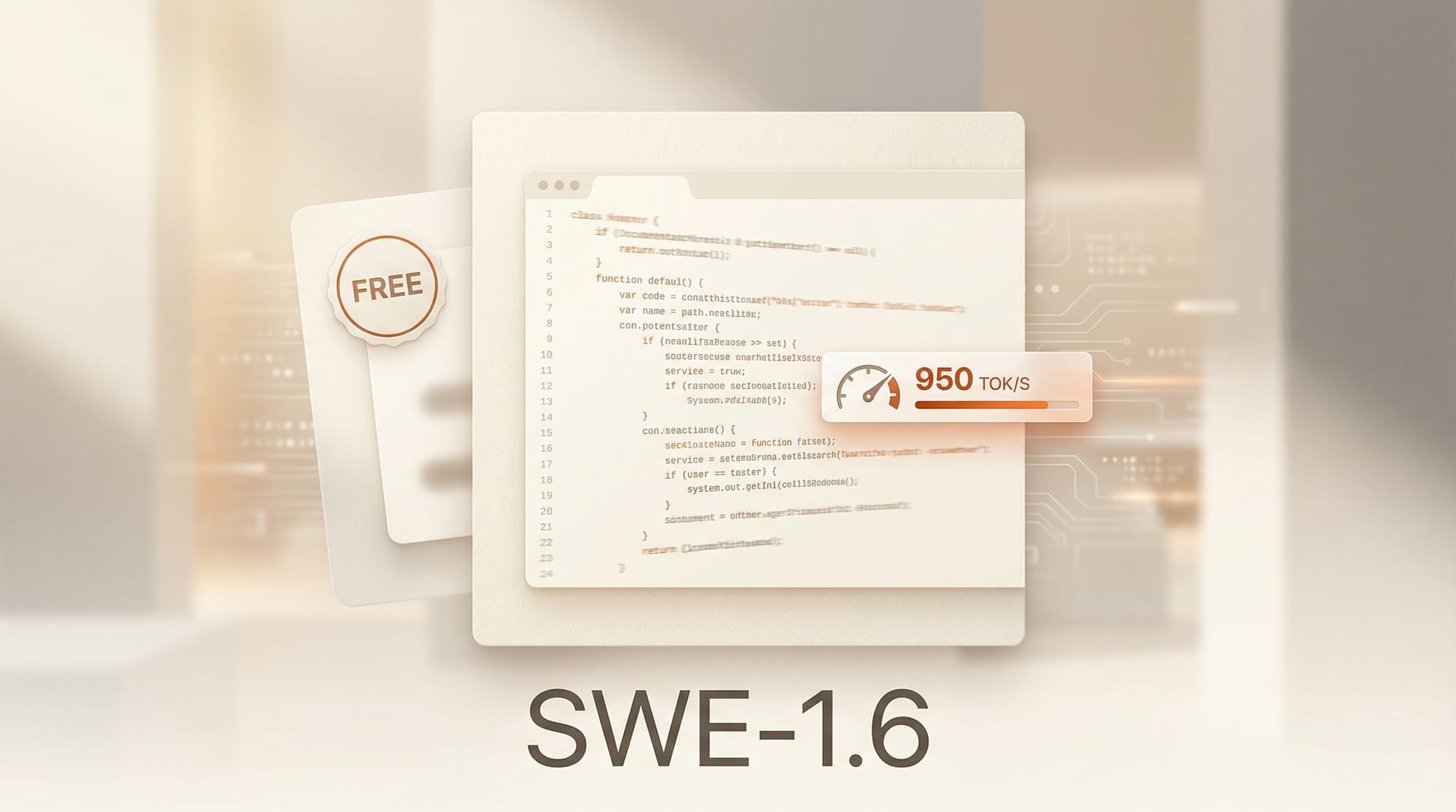 Cognition SWE-1.6 Ships Free Coding Agent at 950 Tokens/Sec