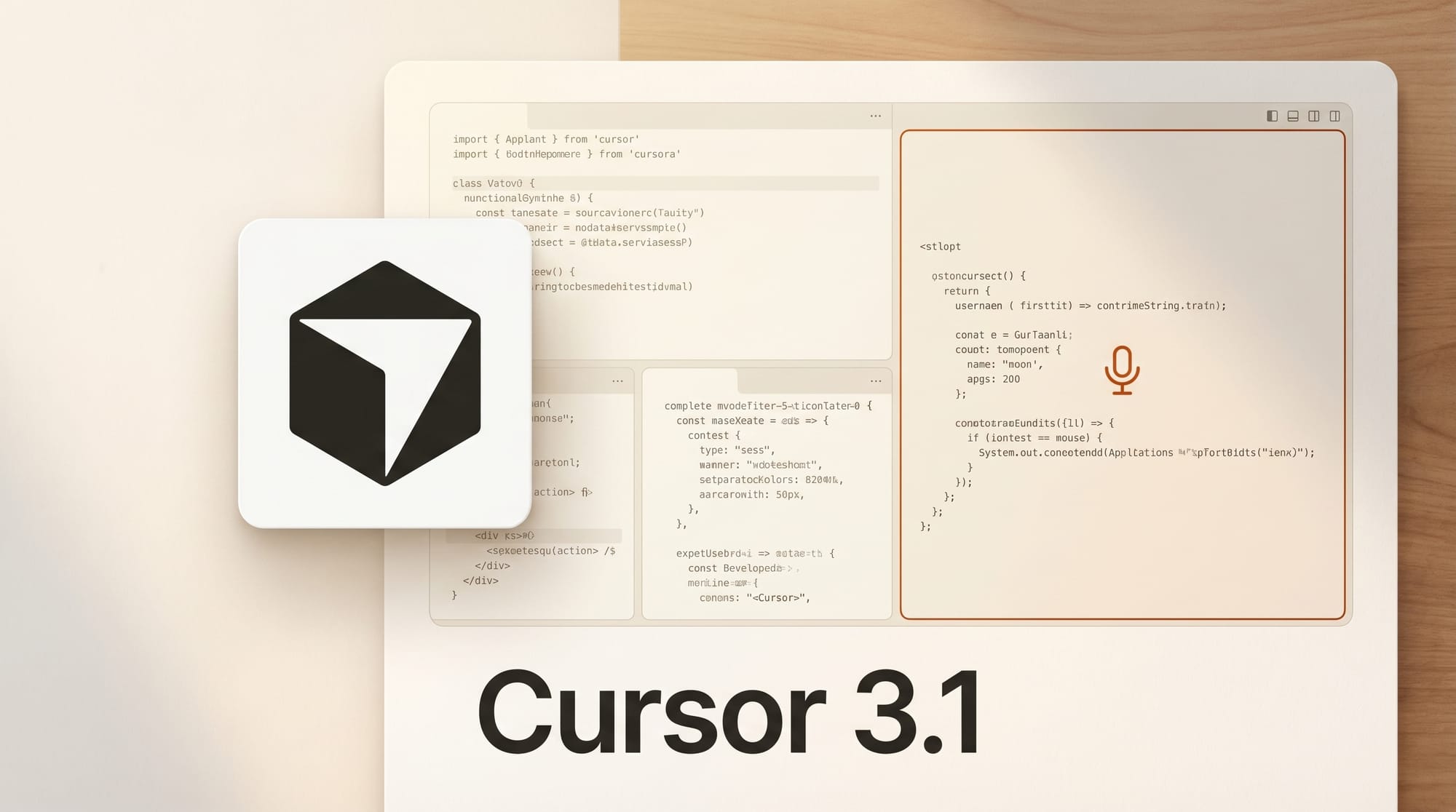 Cursor 3.1 Adds Tiled Multi-Agent Layout and Voice Input