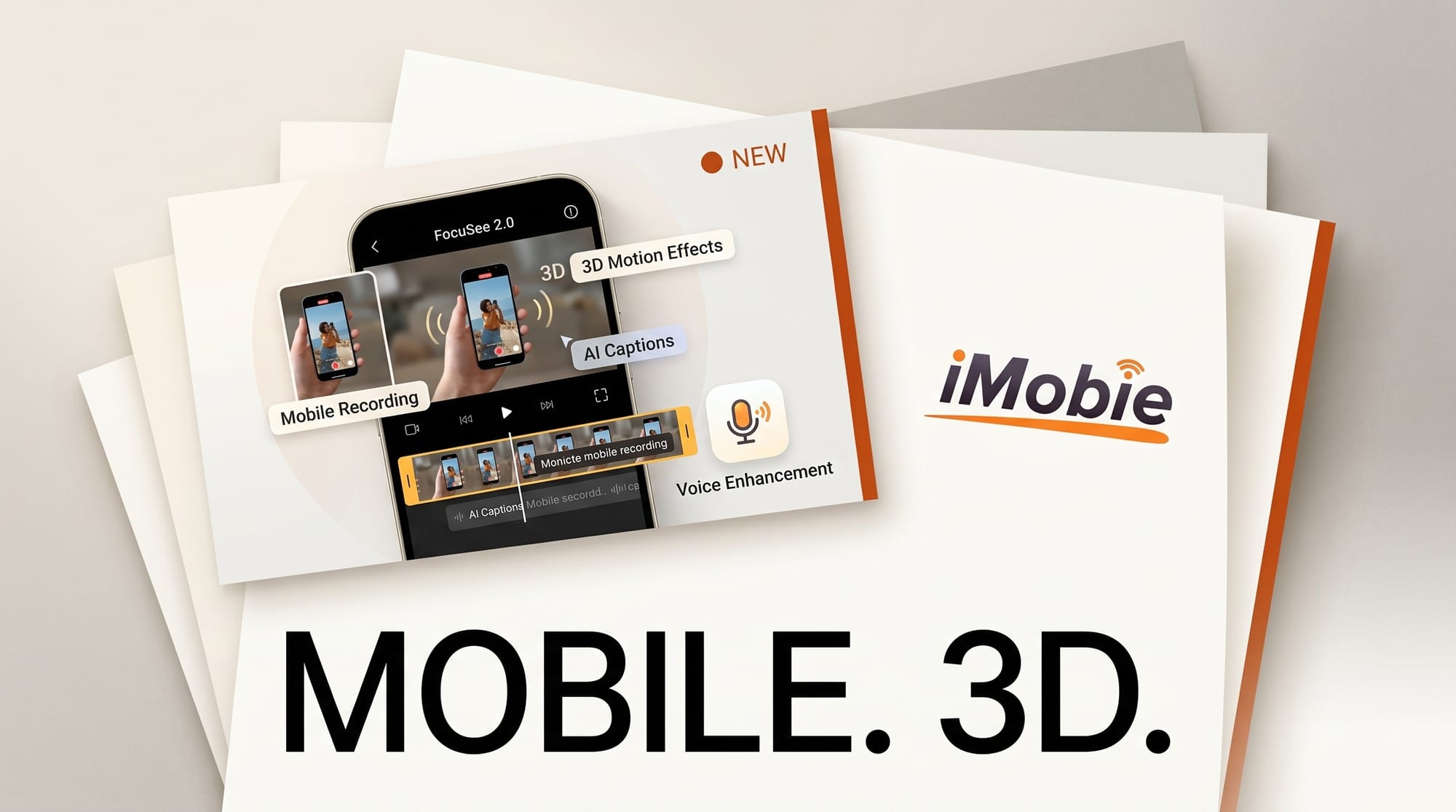 FocuSee 2.0: AI Screen Recorder Adds Mobile Recording and 3D Motion