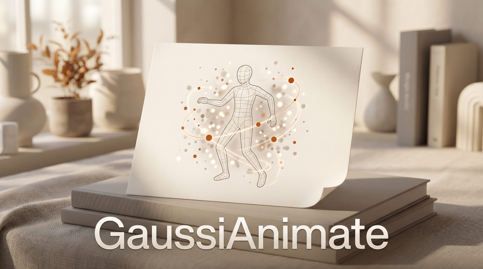 GaussiAnimate Auto-Rigs 3D Gaussian Splatting