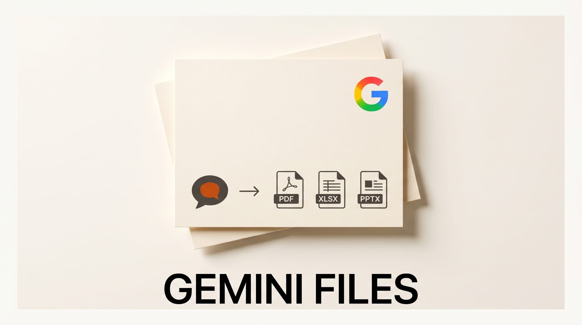 Gemini Generates PDFs, Excel, Slides Direct From Chat