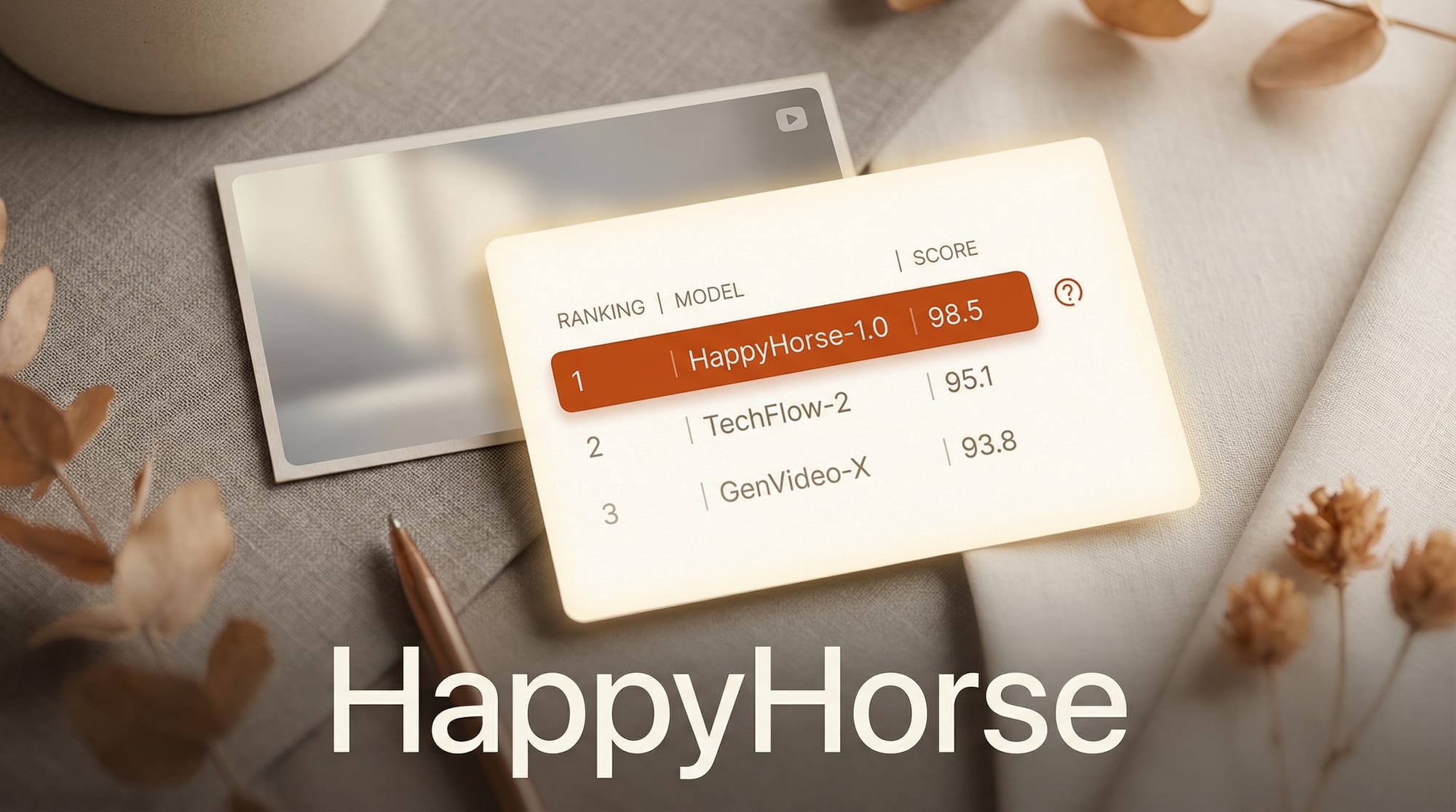 Mystery Model HappyHorse-1.0 Tops AI Video Leaderboard