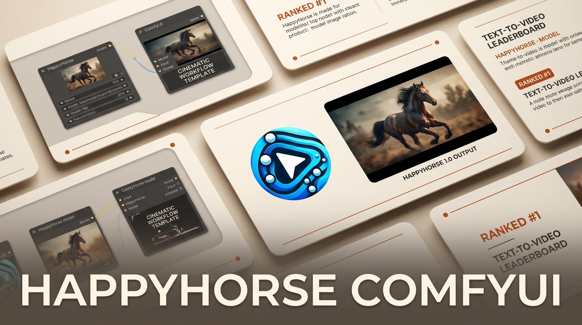HappyHorse 1.0 in ComfyUI: Cinematic Video Workflows