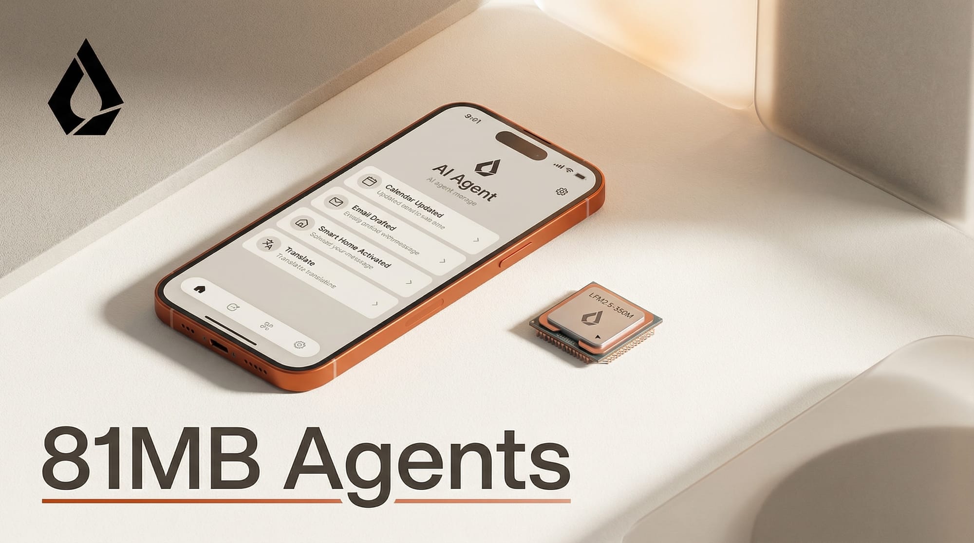 Liquid AI LFM2.5-350M Runs AI Agents in 81MB on Mobile