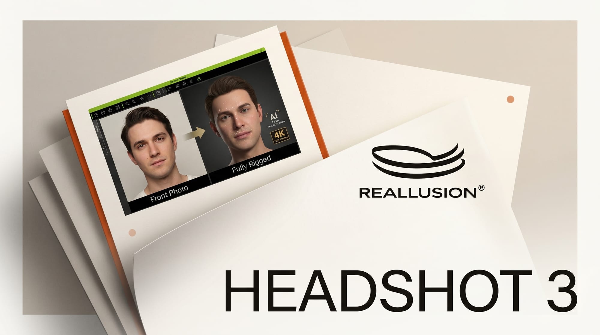 Reallusion Headshot 3 Turns a Photo Into a Production-Ready 3D Character